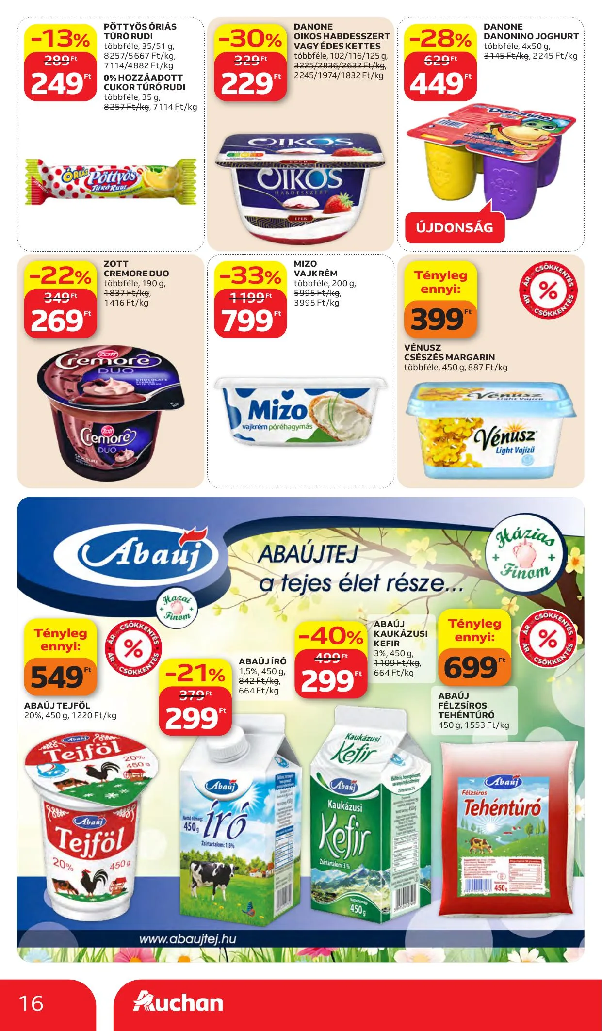Auchan akciós újság Hipermarket 05.28–06.03 – 16. oldal