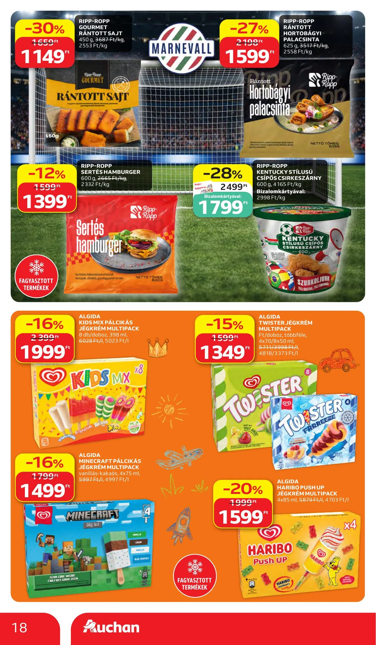 Auchan akciós újság Hipermarket 05.28–06.03 – 18. oldal