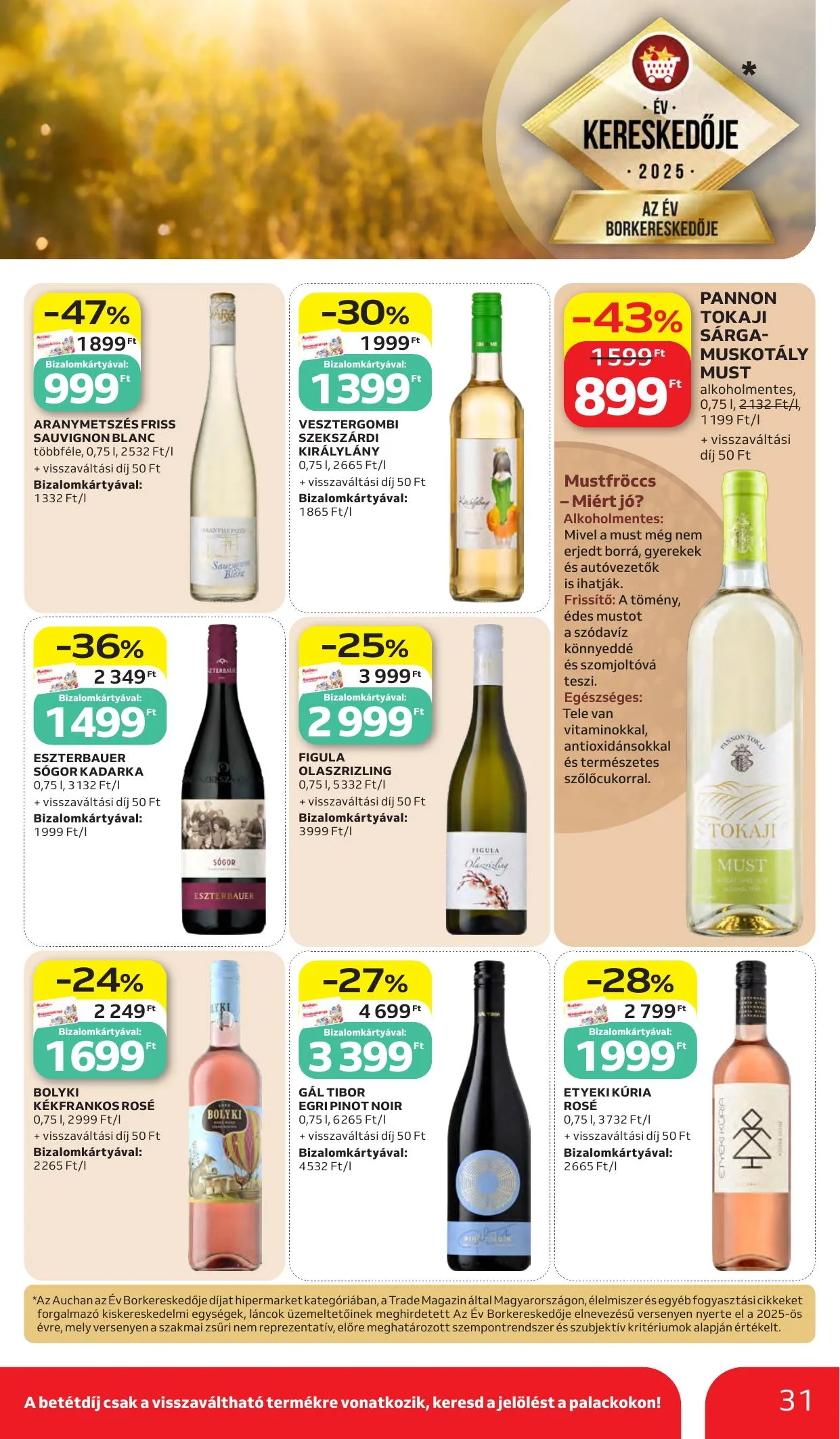 Auchan akciós újság Hipermarket 05.28–06.03 – 31. oldal