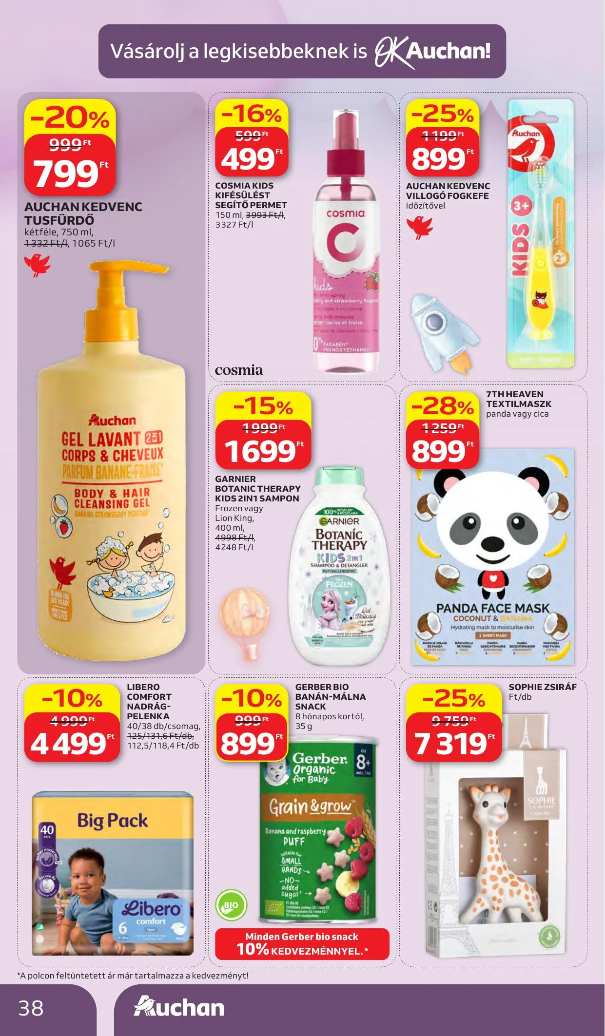 Auchan akciós újság Hipermarket 05.28–06.03 – 38. oldal