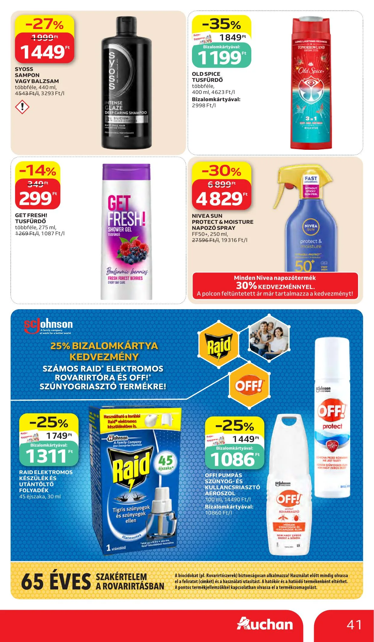 Auchan akciós újság Hipermarket 05.28–06.03 – 41. oldal