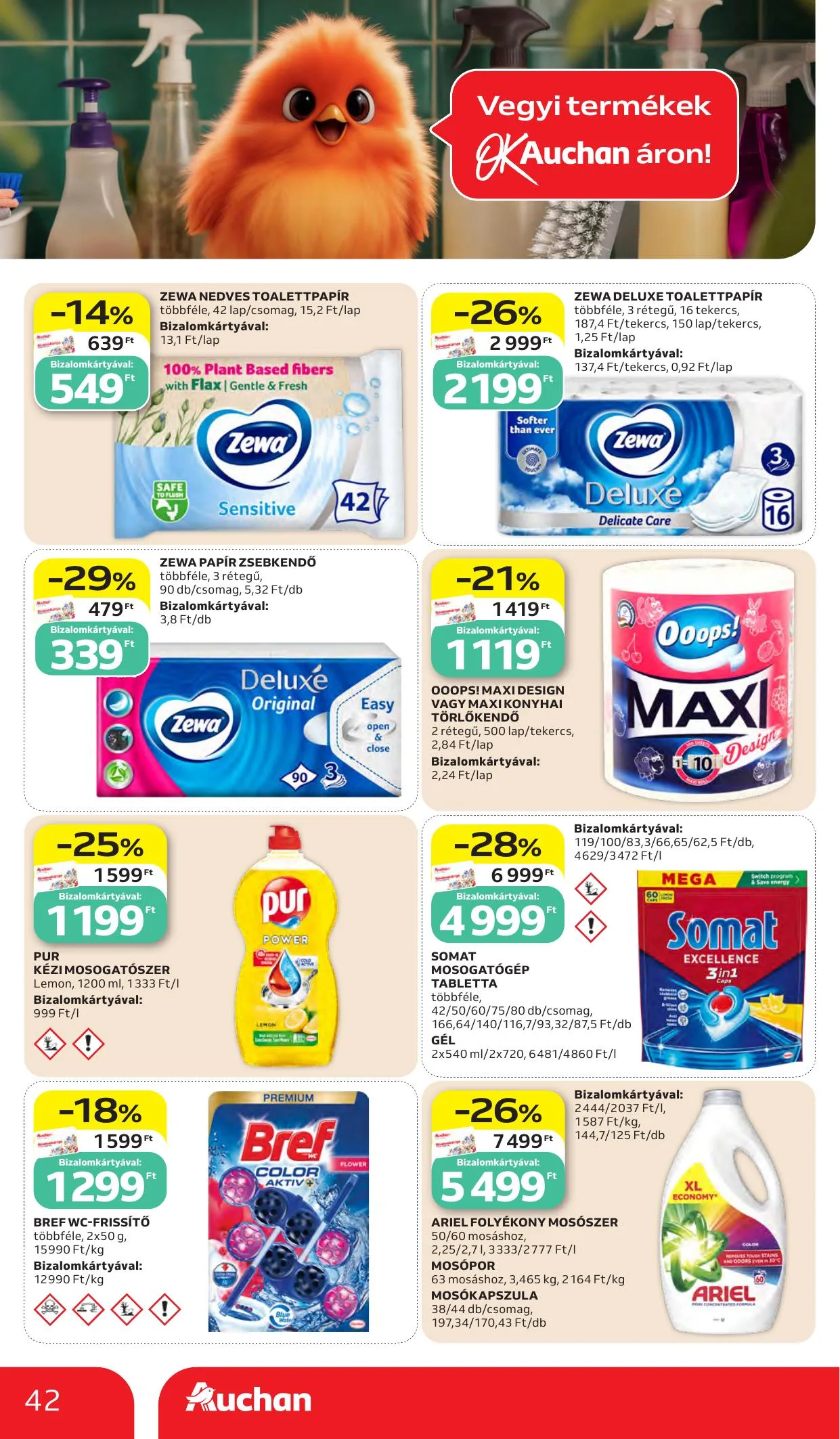 Auchan akciós újság Hipermarket 05.28–06.03 – 42. oldal