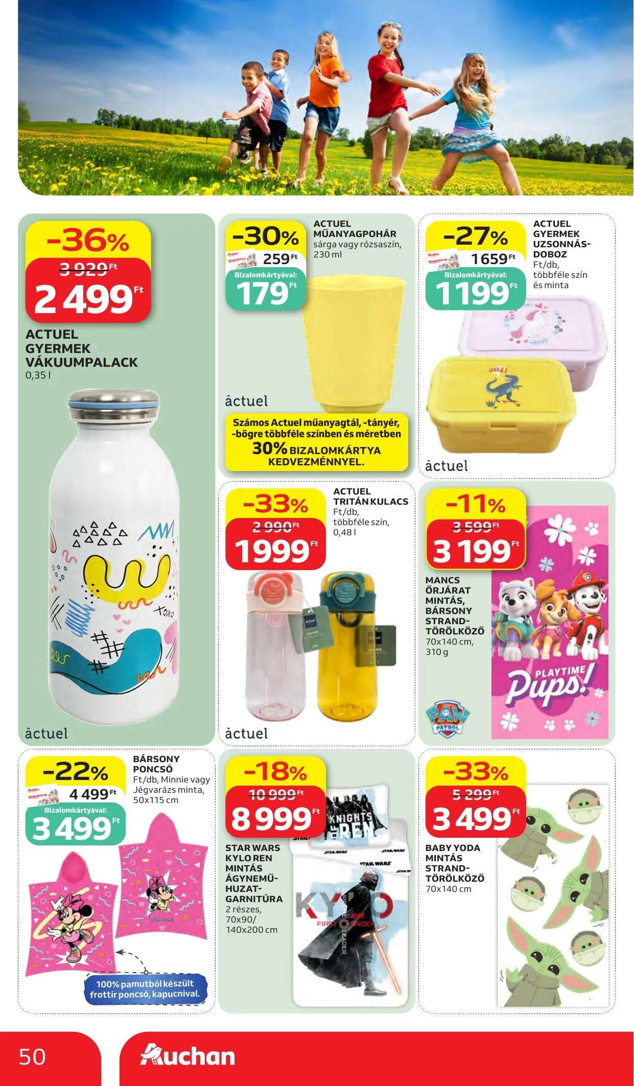 Auchan akciós újság Hipermarket 05.28–06.03 – 50. oldal