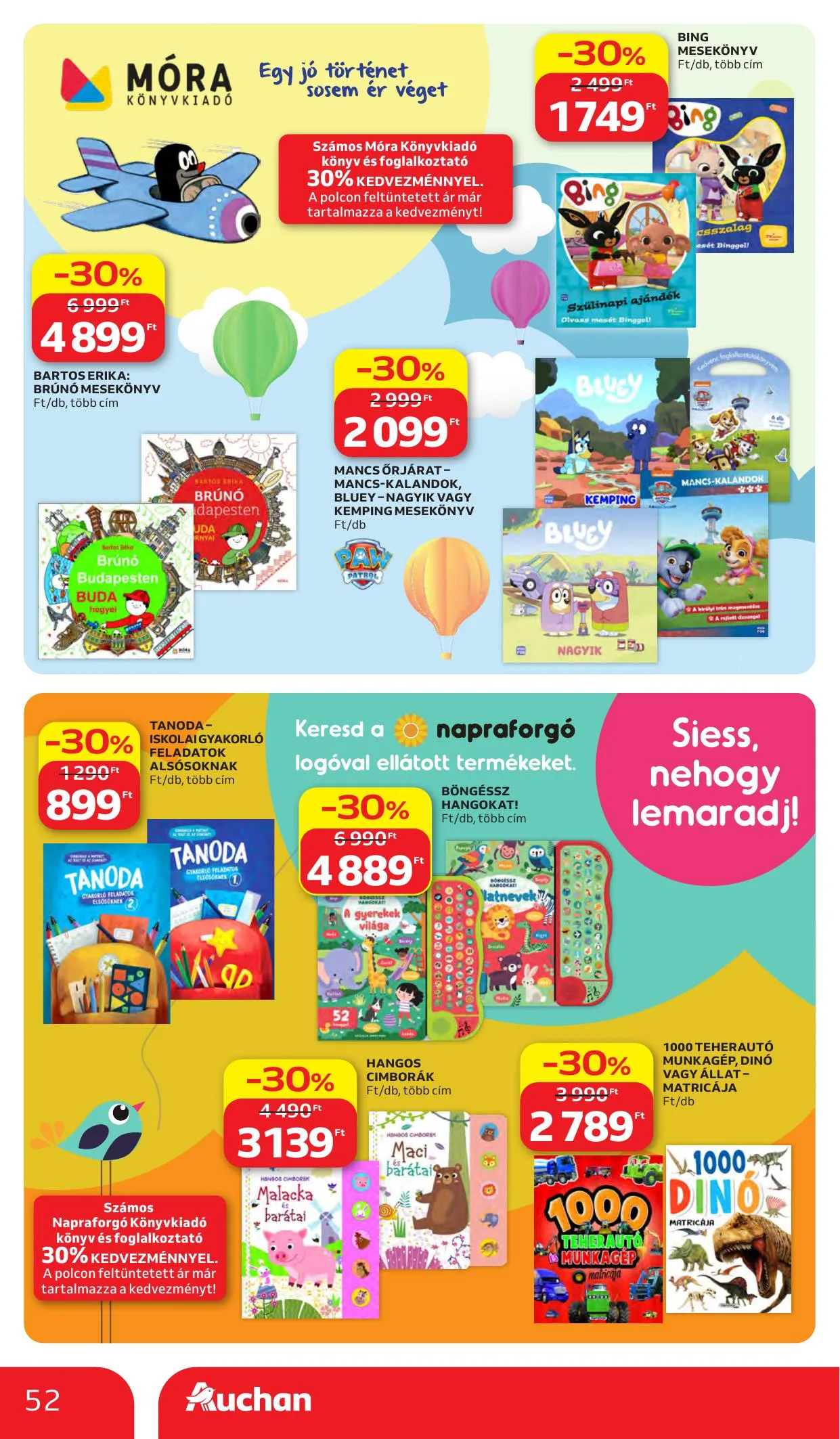 Auchan akciós újság Hipermarket 05.28–06.03 – 52. oldal