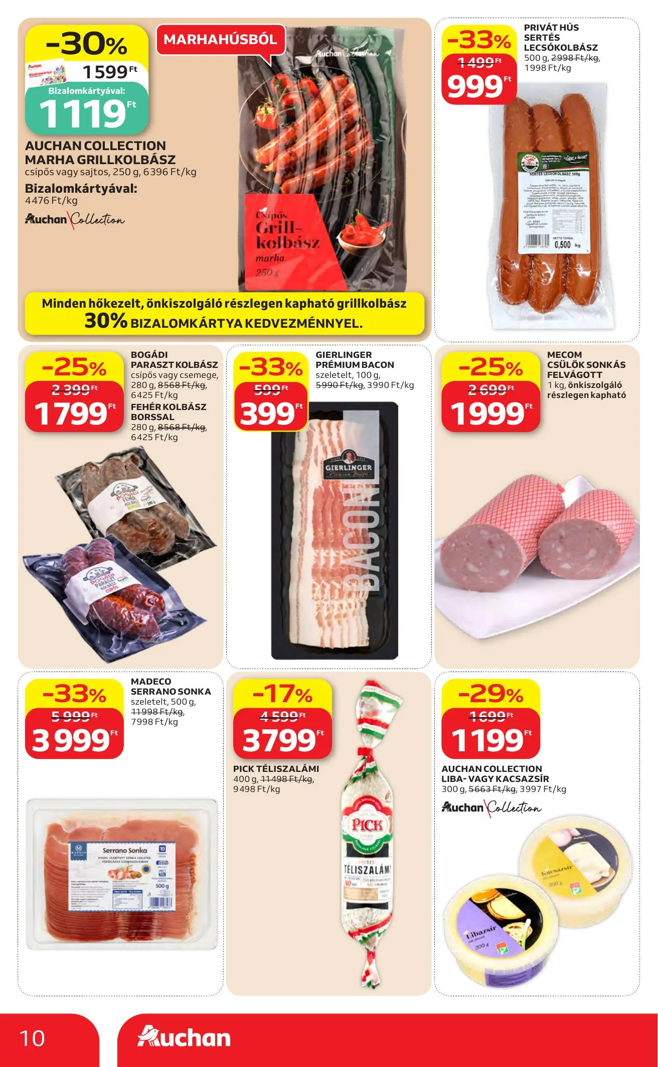Auchan akciós újság Hipermarket 06.04–06.10 – 10. oldal