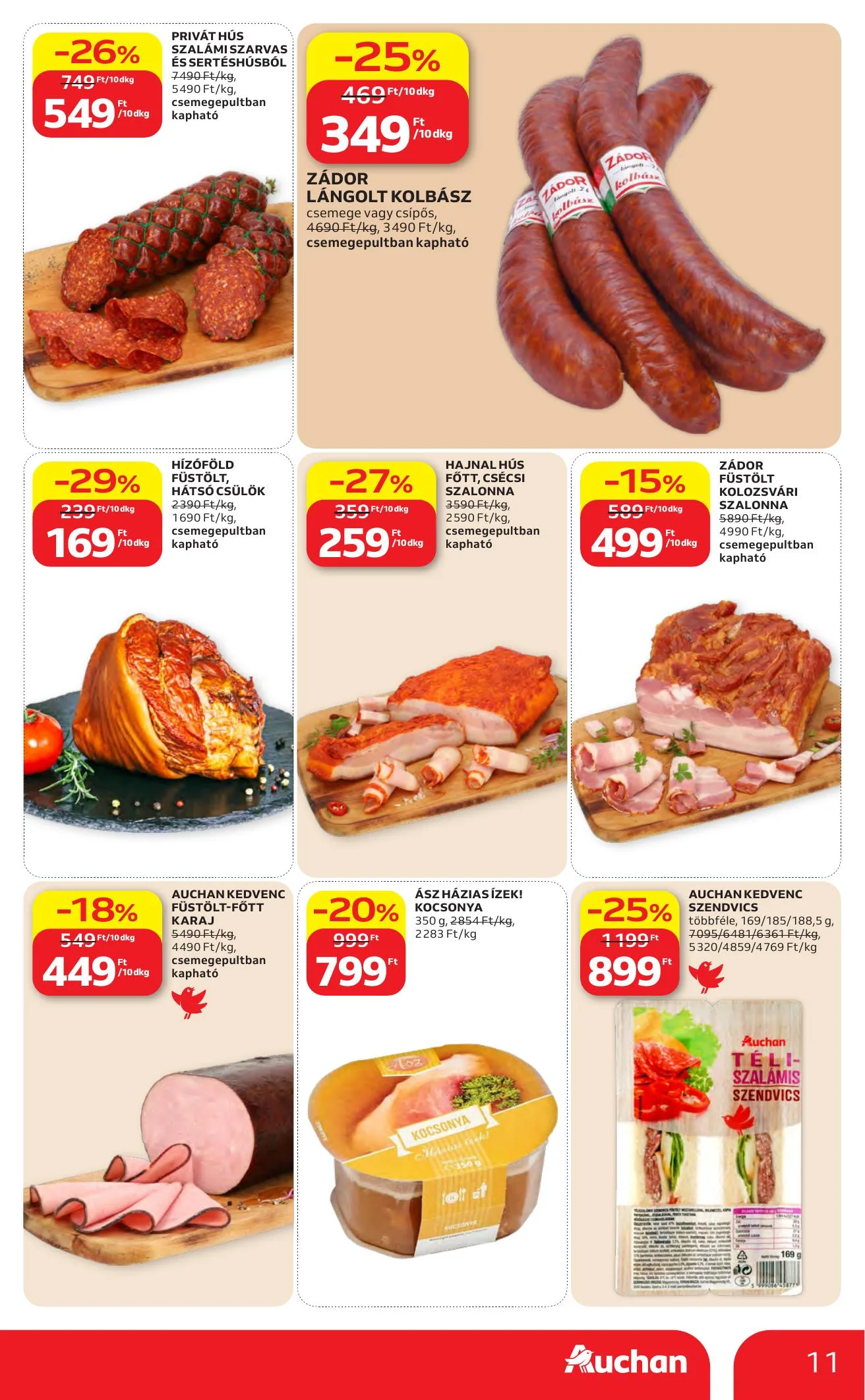 Auchan akciós újság Hipermarket 06.04–06.10 – 11. oldal