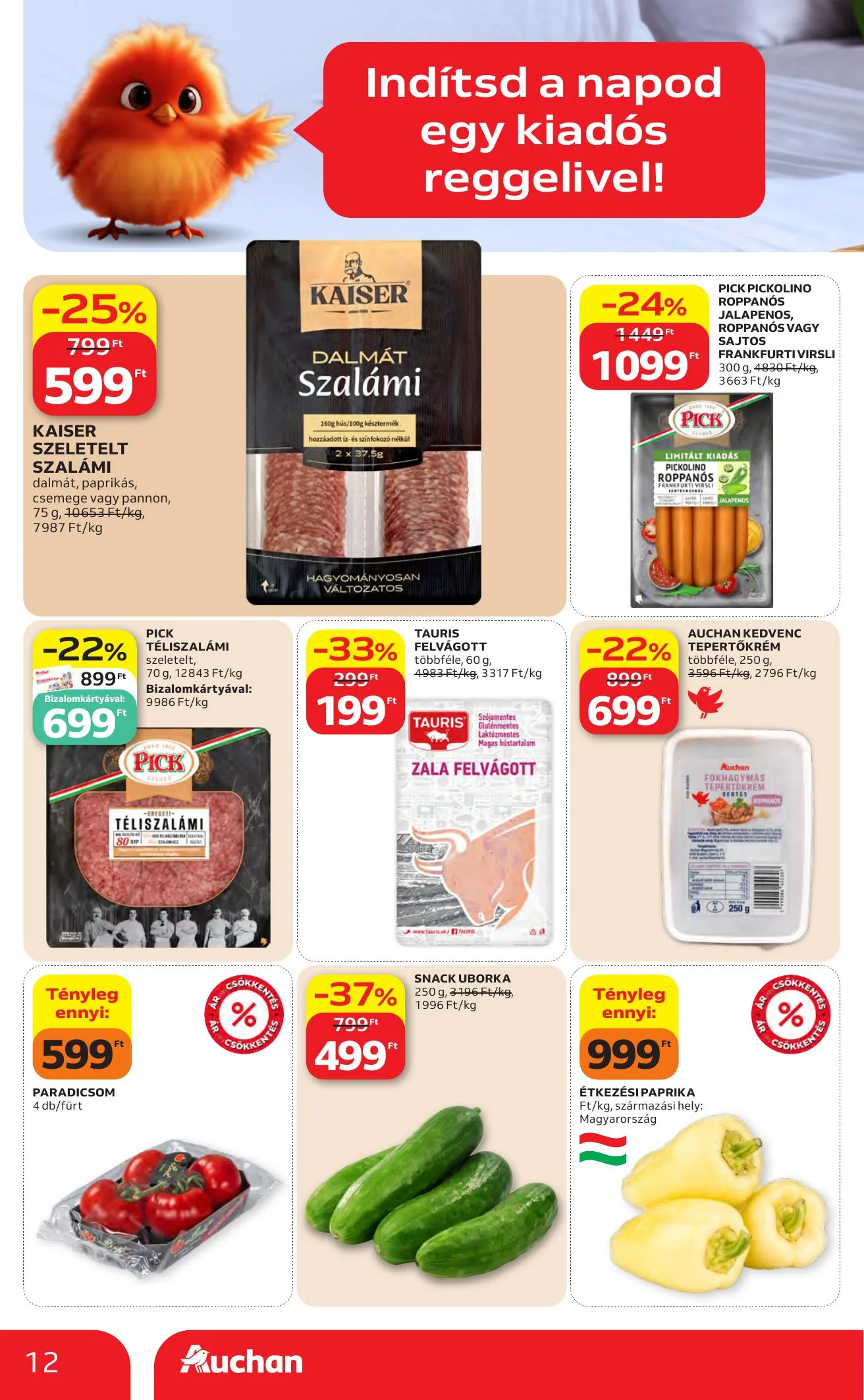 Auchan akciós újság Hipermarket 06.04–06.10 – 12. oldal