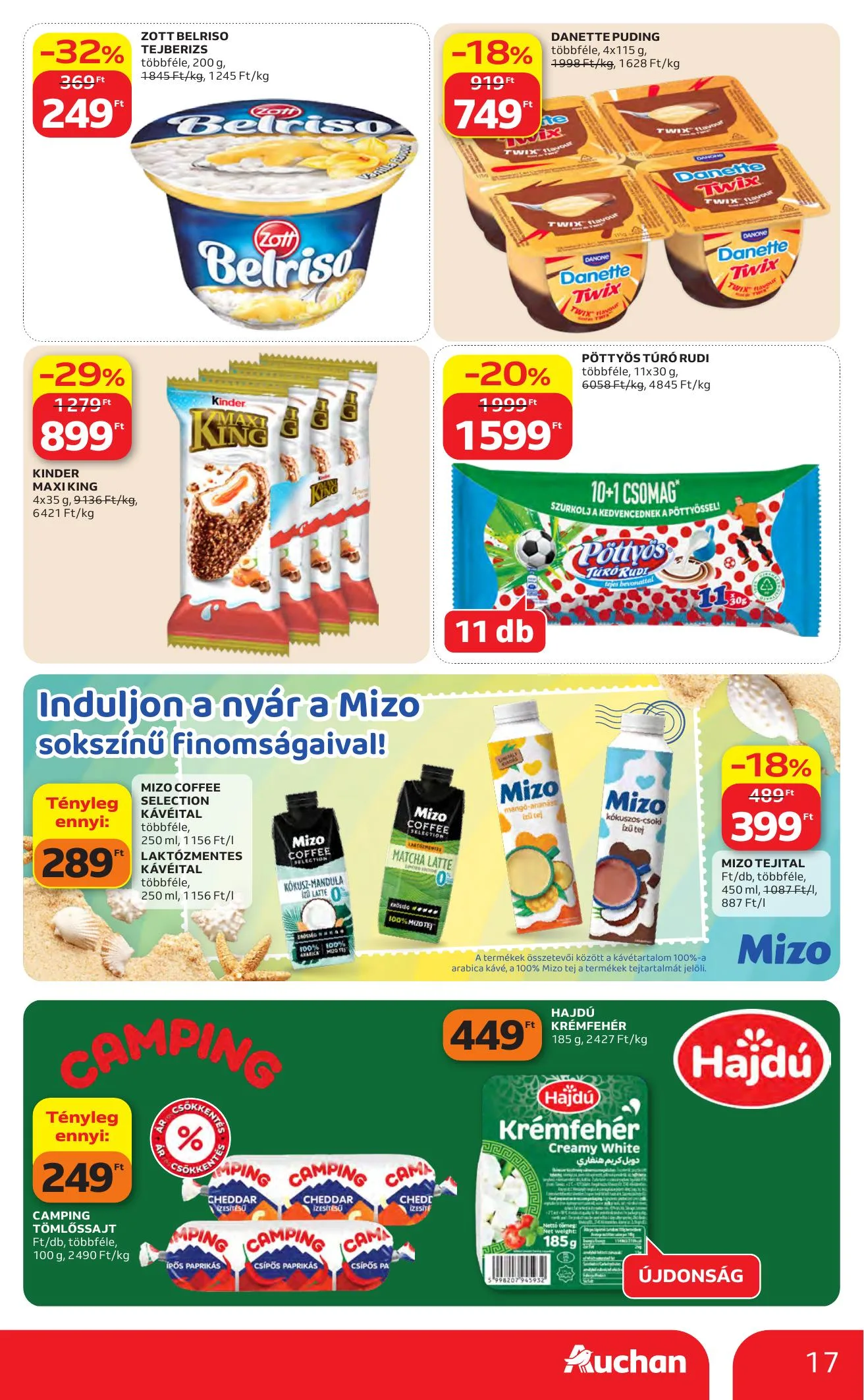 Auchan akciós újság Hipermarket 06.04–06.10 – 17. oldal