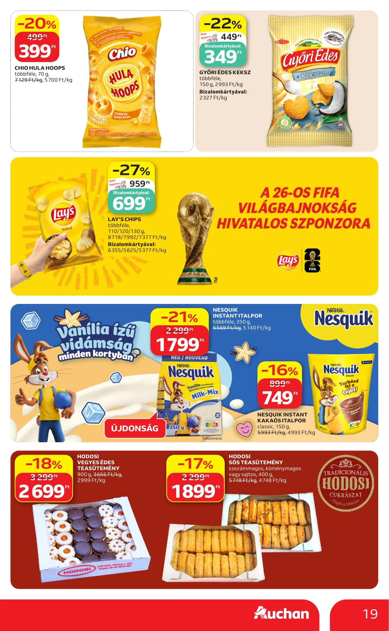 Auchan akciós újság Hipermarket 06.04–06.10 – 19. oldal