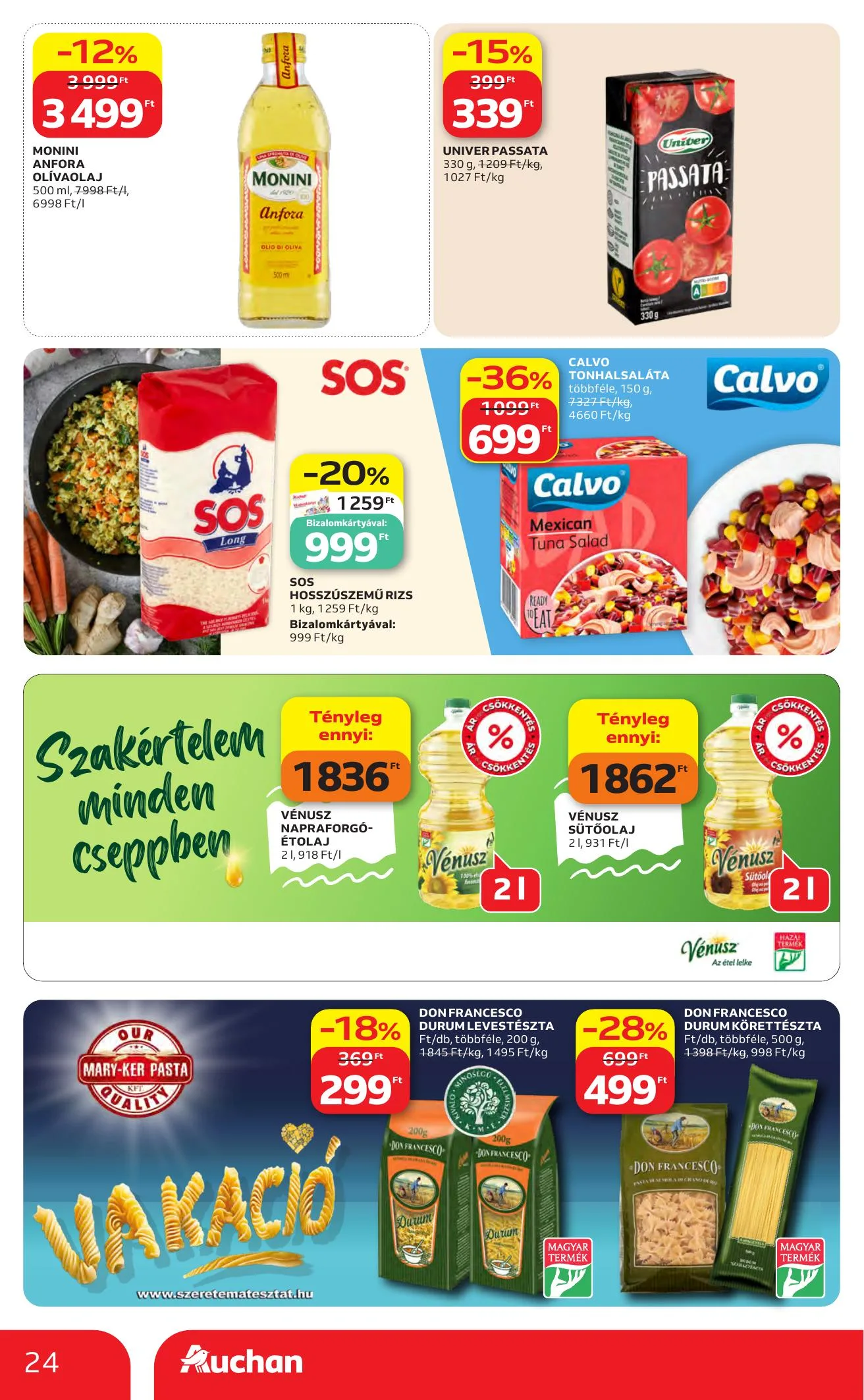 Auchan akciós újság Hipermarket 06.04–06.10 – 24. oldal