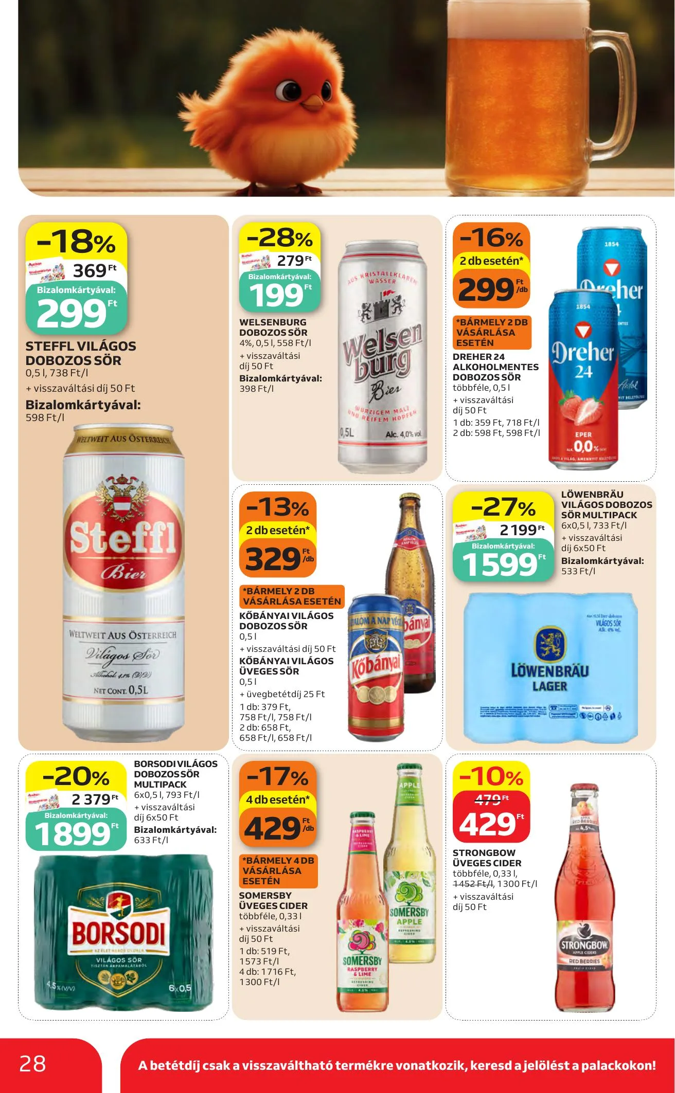 Auchan akciós újság Hipermarket 06.04–06.10 – 28. oldal