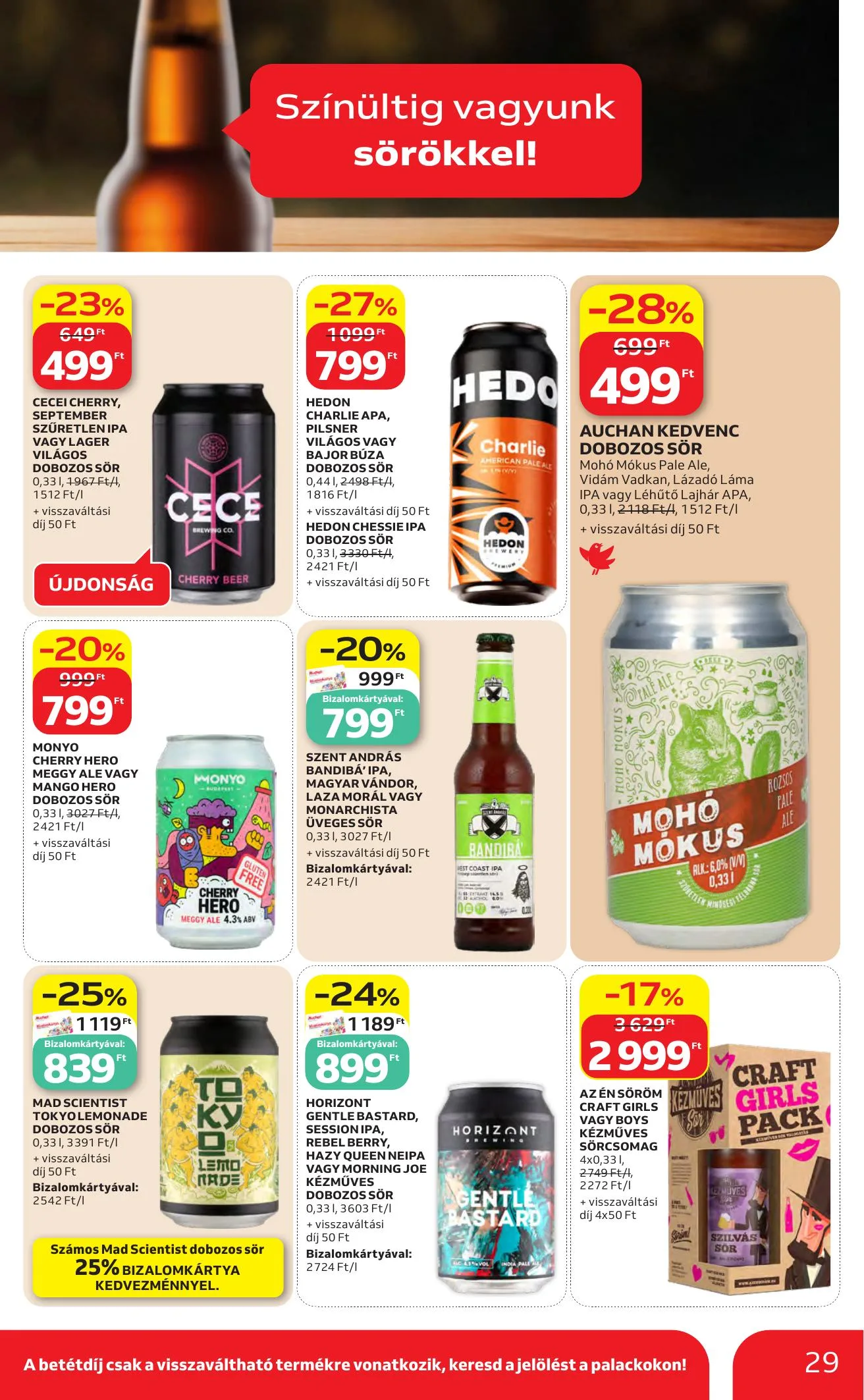 Auchan akciós újság Hipermarket 06.04–06.10 – 29. oldal