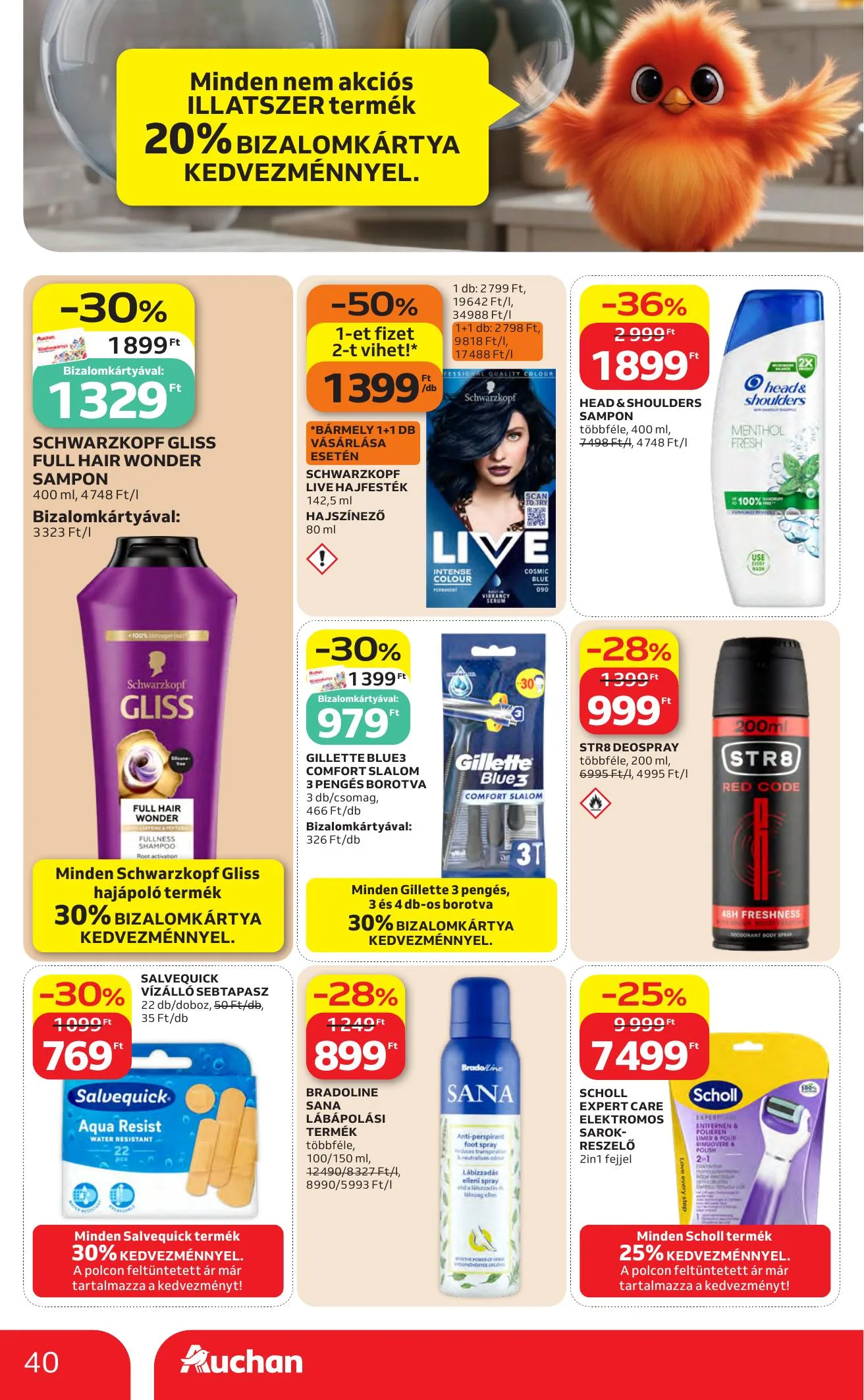 Auchan akciós újság Hipermarket 06.04–06.10 – 40. oldal