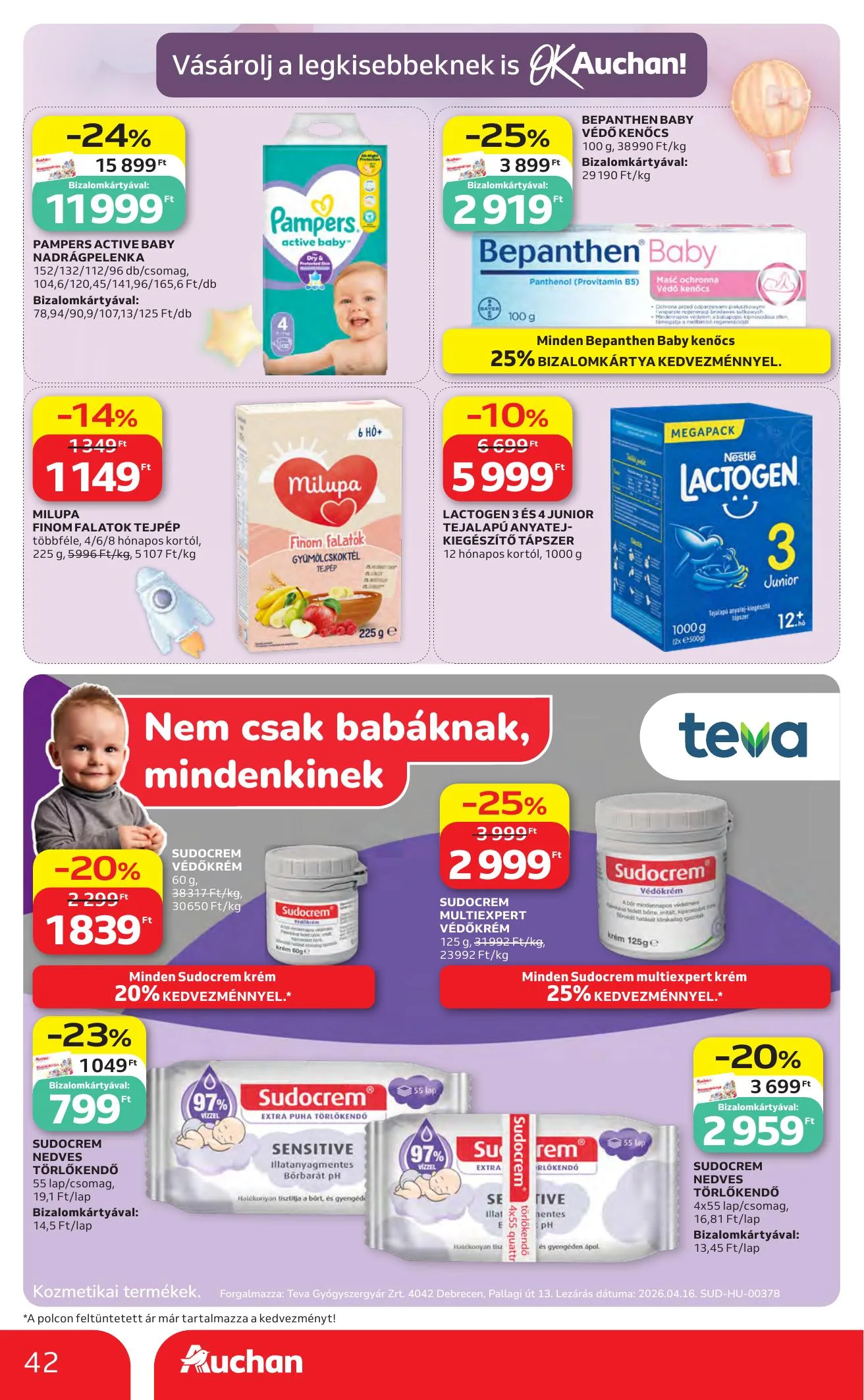 Auchan akciós újság Hipermarket 06.04–06.10 – 42. oldal