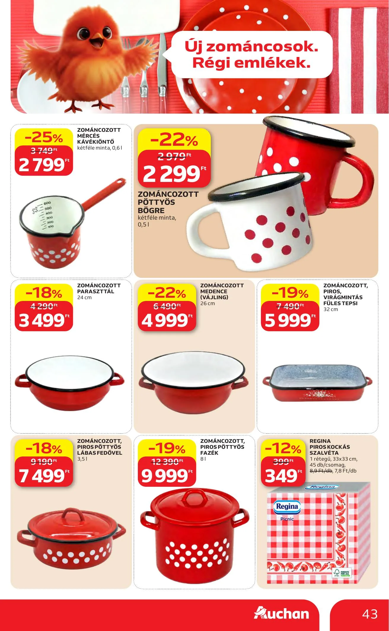 Auchan akciós újság Hipermarket 06.04–06.10 – 43. oldal