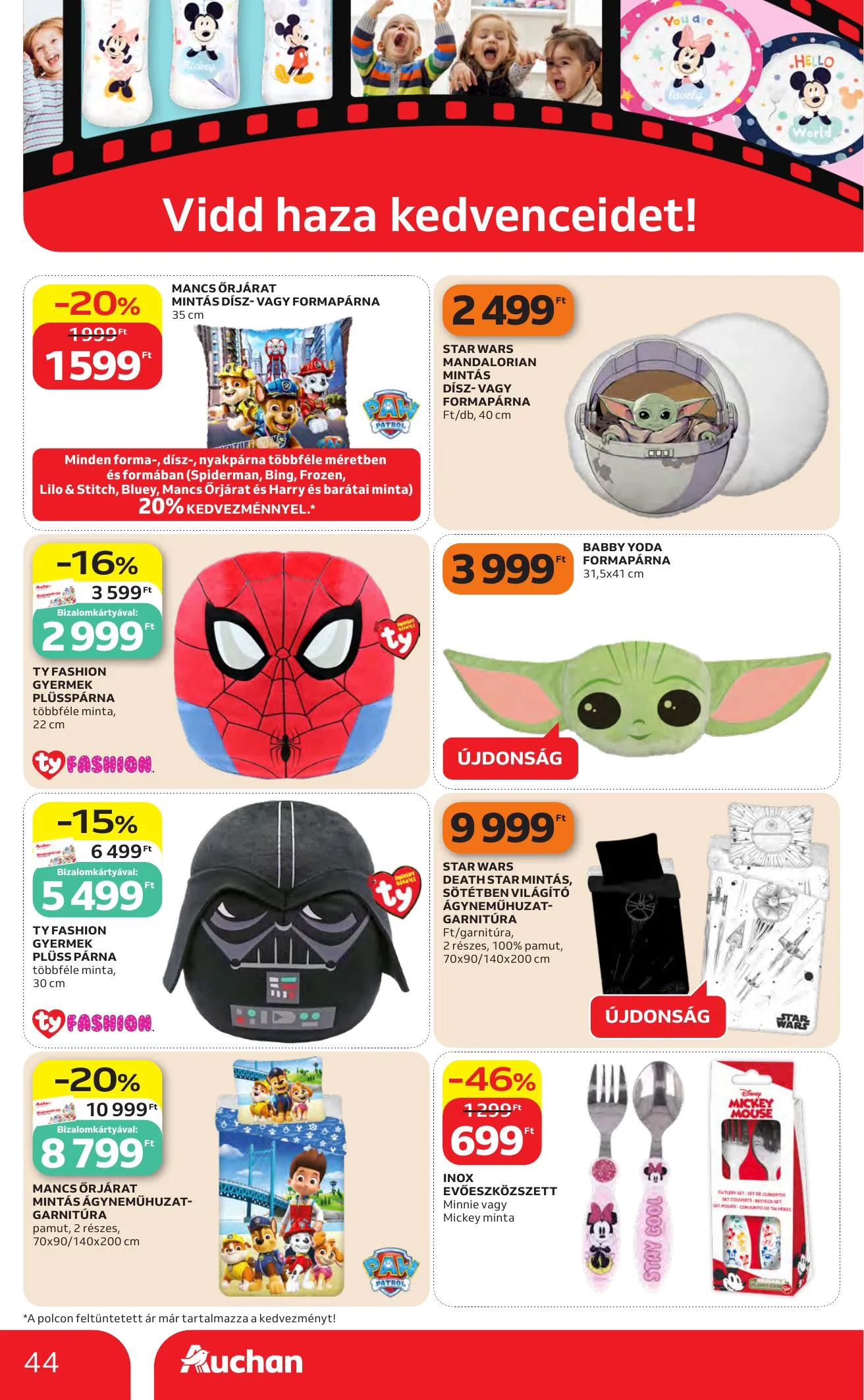 Auchan akciós újság Hipermarket 06.04–06.10 – 44. oldal