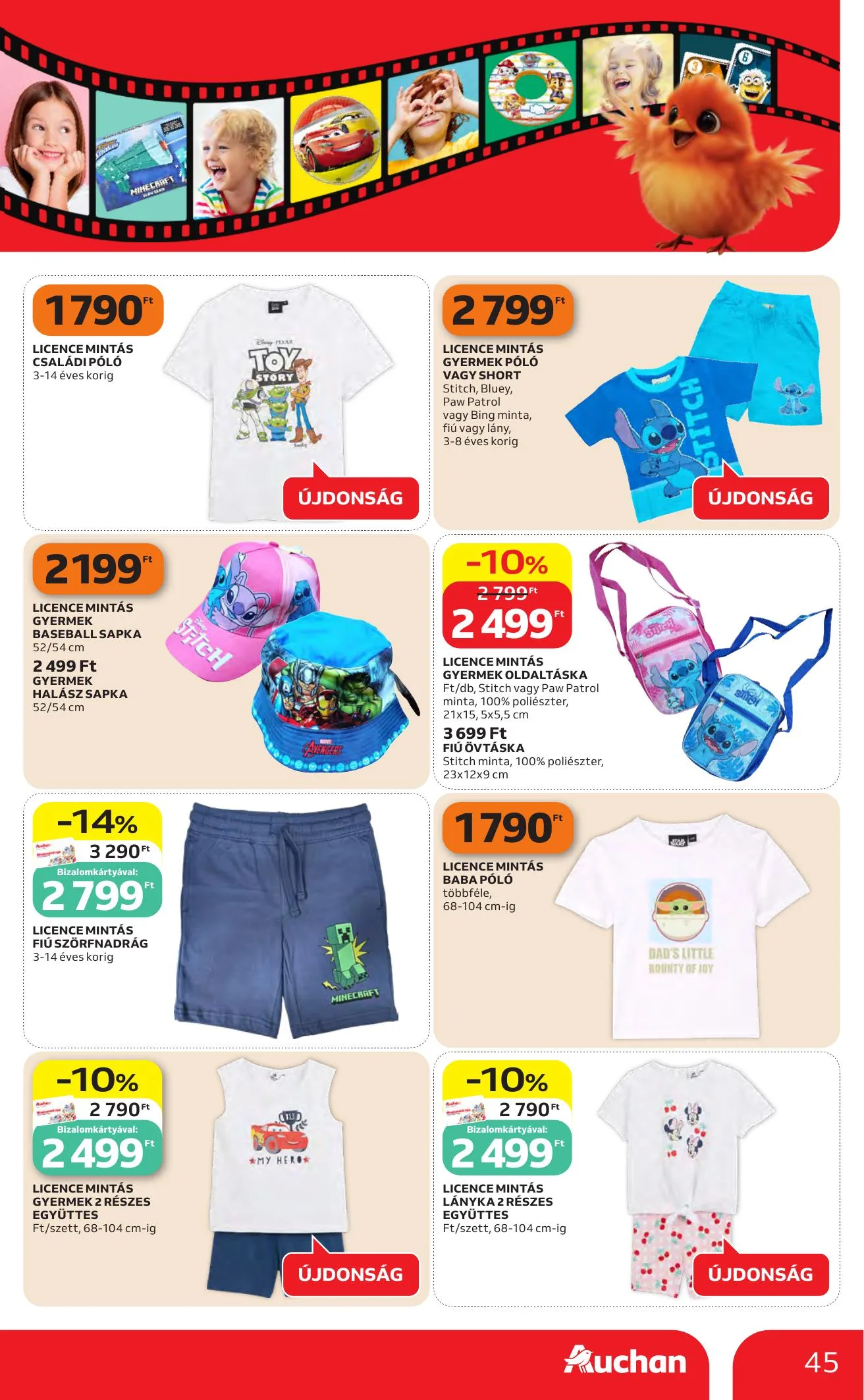 Auchan akciós újság Hipermarket 06.04–06.10 – 45. oldal