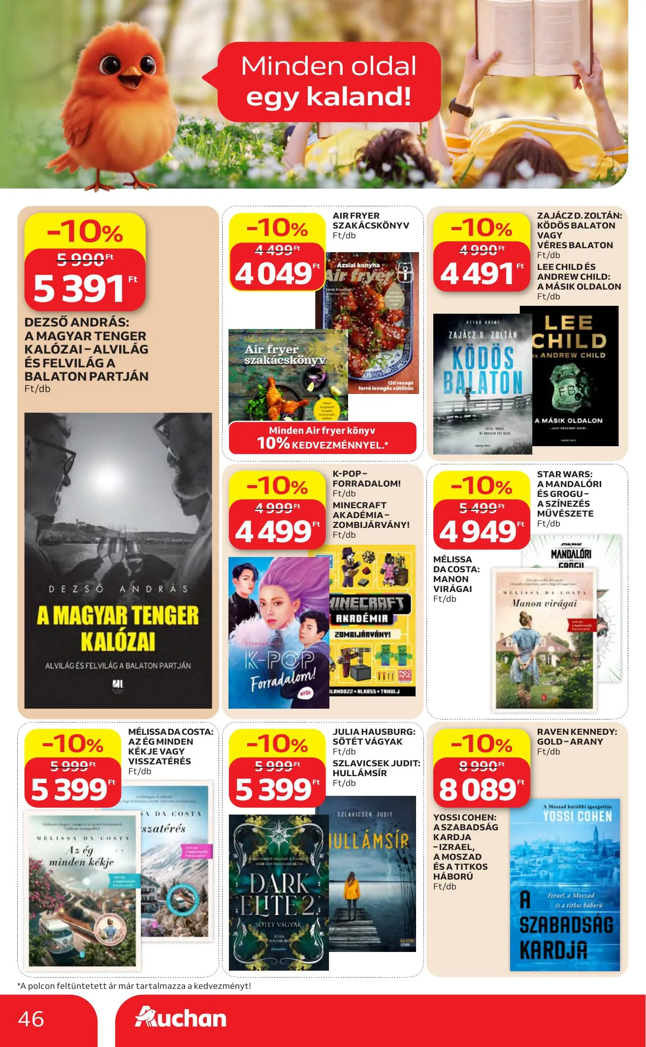 Auchan akciós újság Hipermarket 06.04–06.10 – 46. oldal