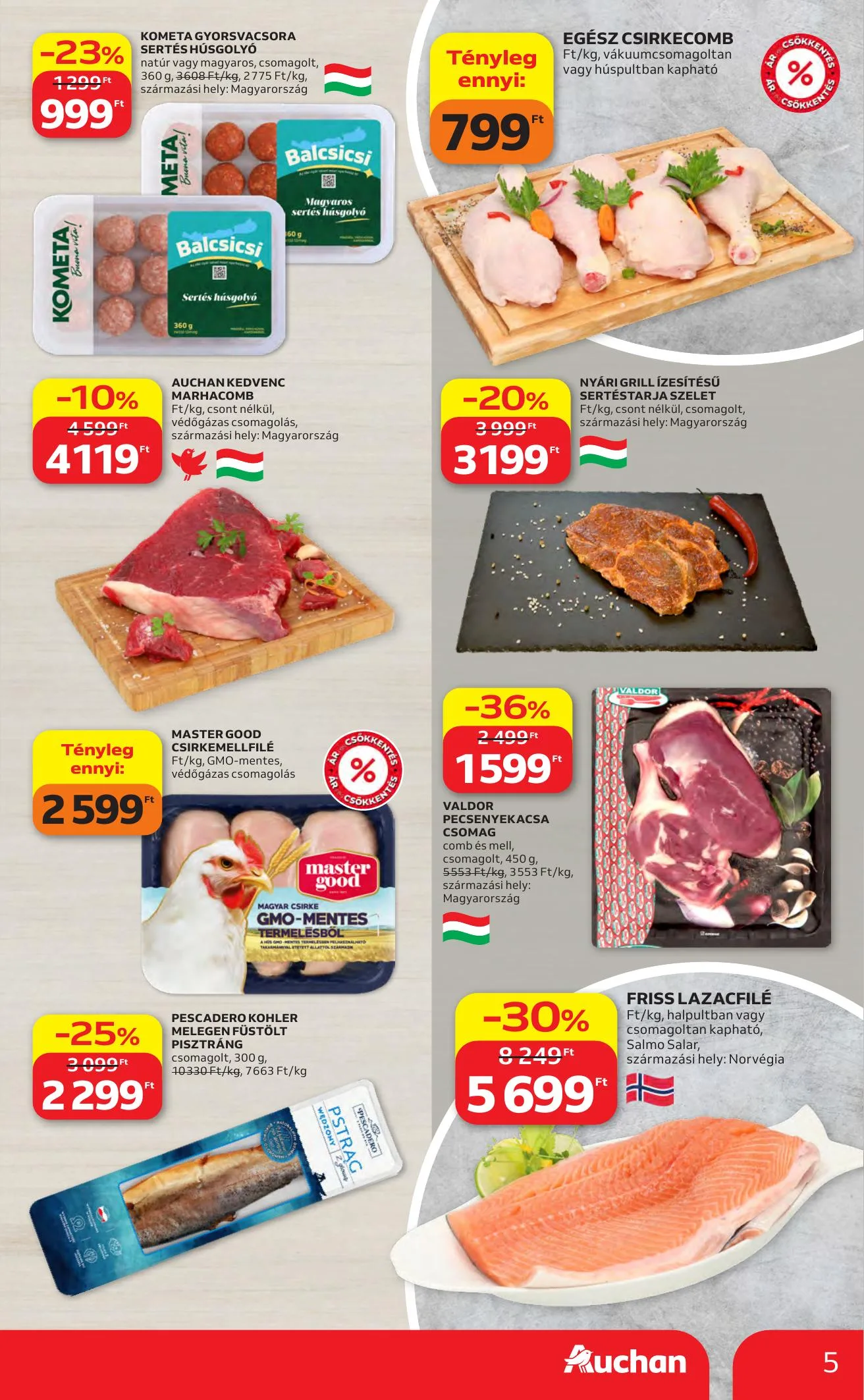 Auchan akciós újság Hipermarket 06.04–06.10 – 5. oldal
