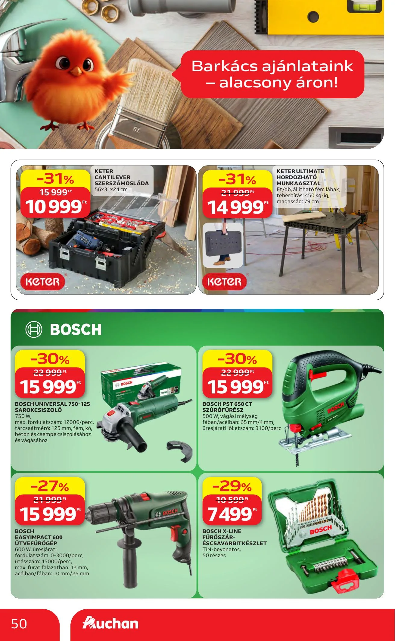 Auchan akciós újság Hipermarket 06.04–06.10 – 51. oldal