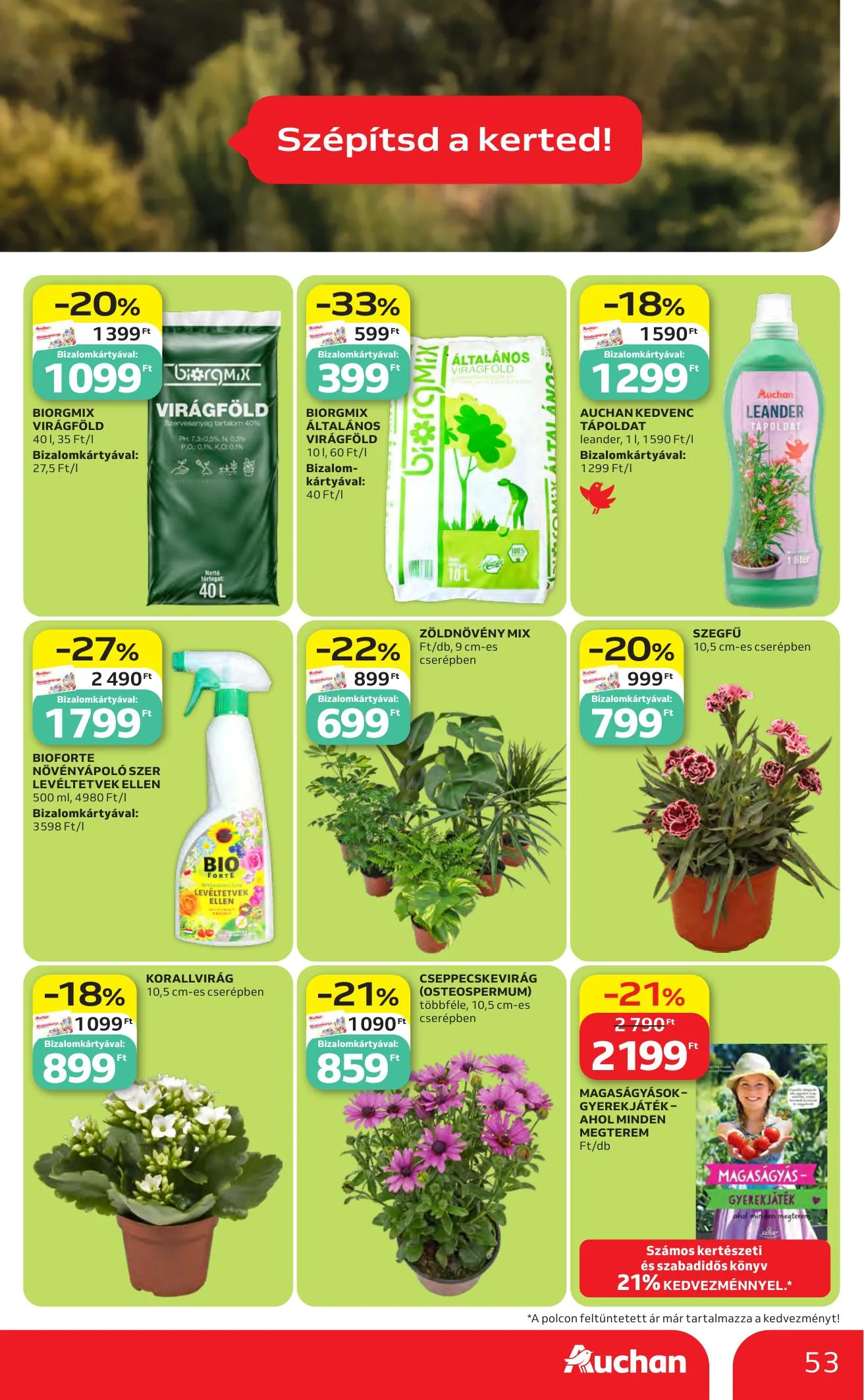 Auchan akciós újság Hipermarket 06.04–06.10 – 54. oldal