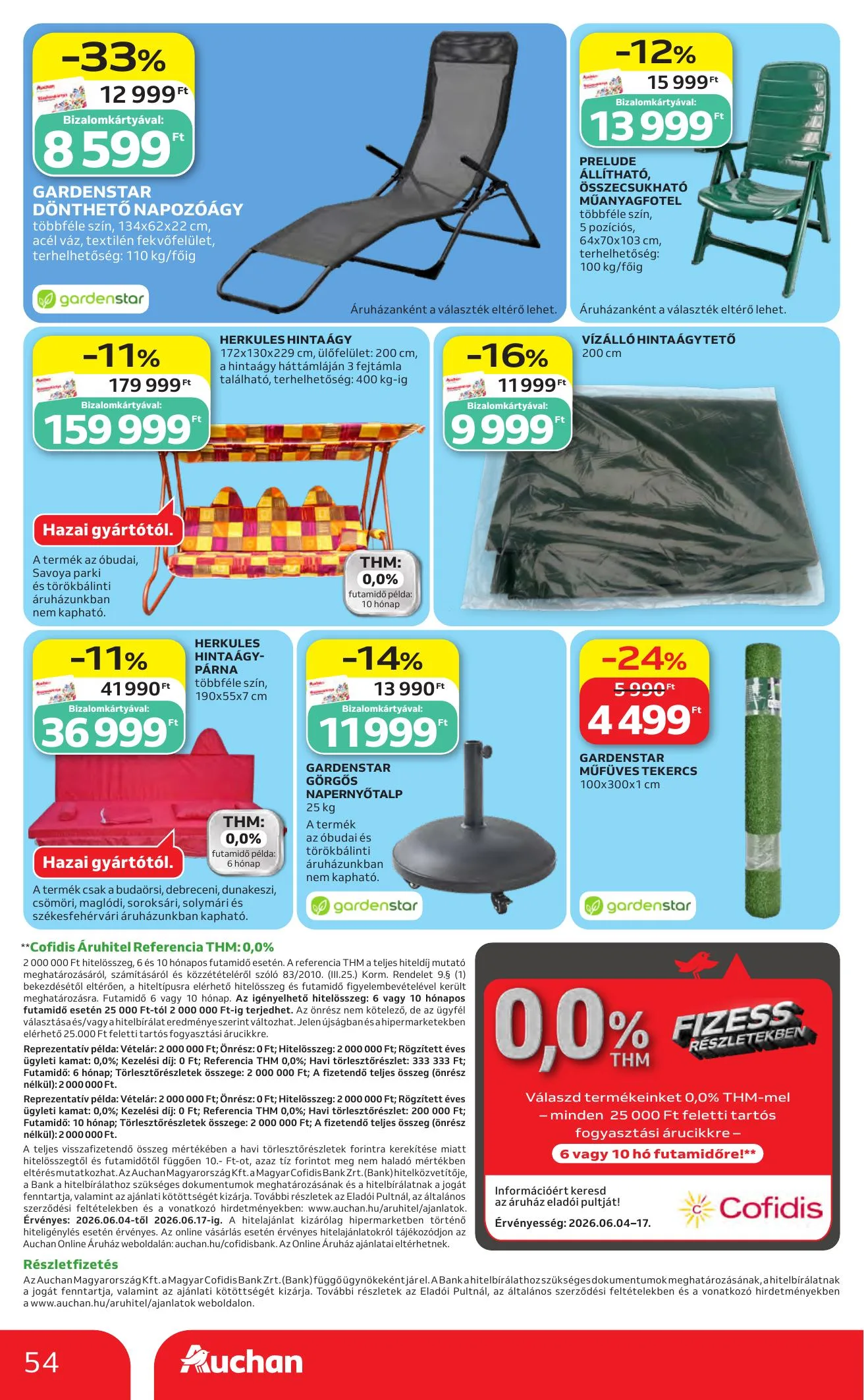Auchan akciós újság Hipermarket 06.04–06.10 – 55. oldal
