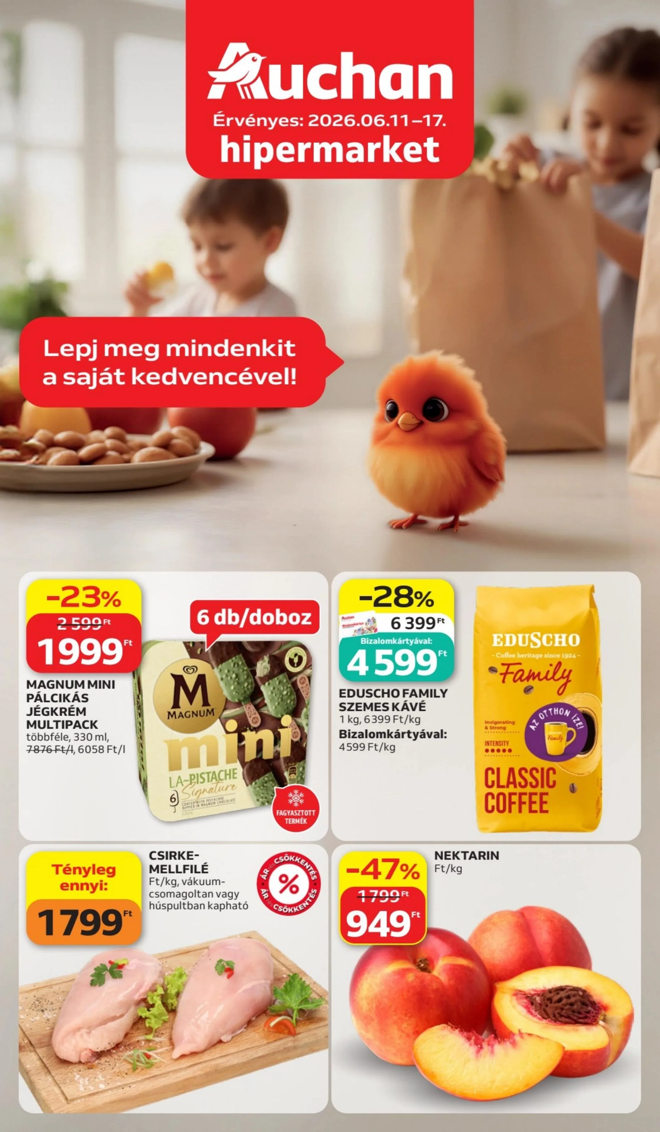 Auchan akciós újság Hipermarket 06.11–06.17