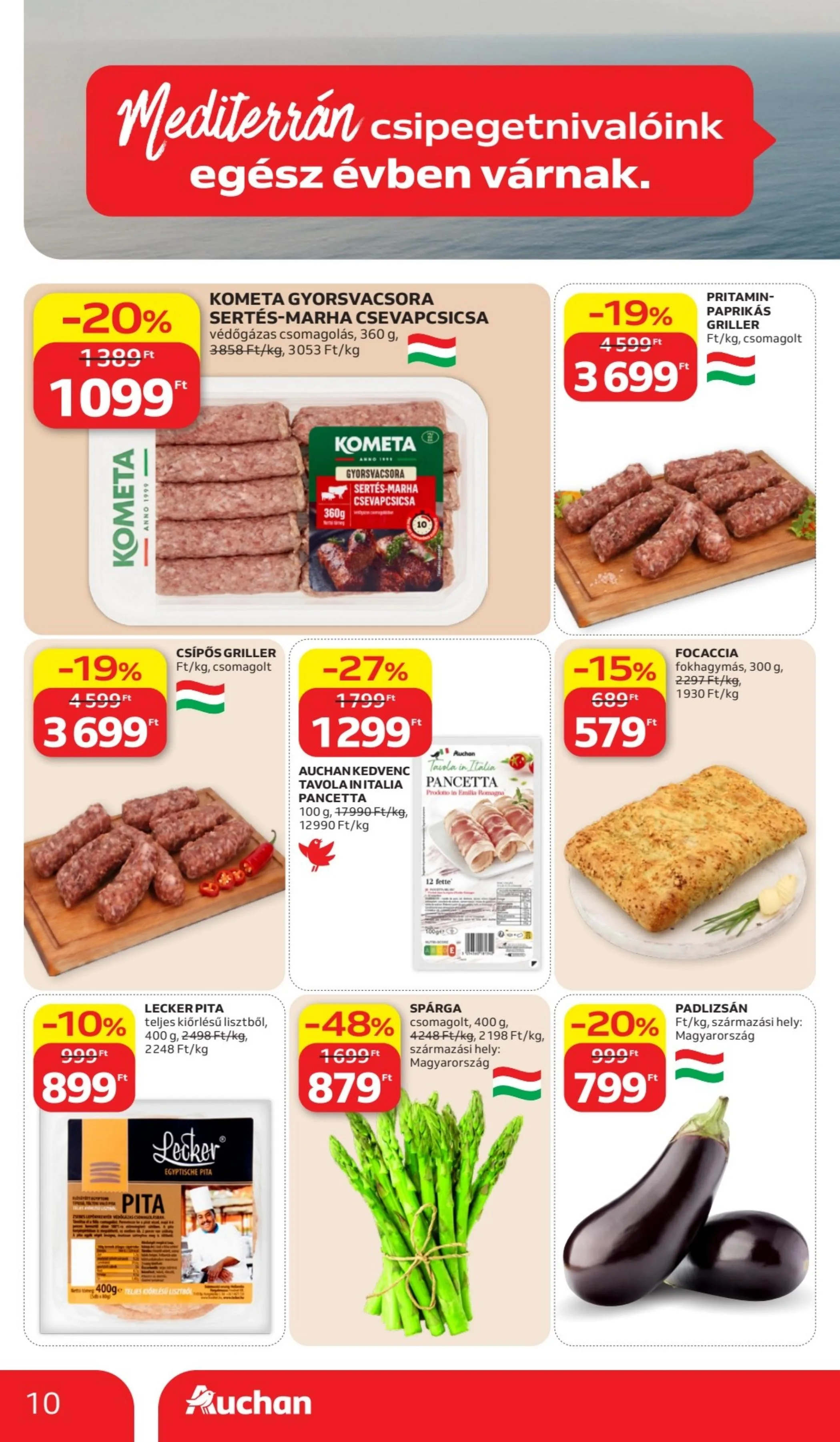 Auchan akciós újság Hipermarket 06.11–06.17 – 10. oldal