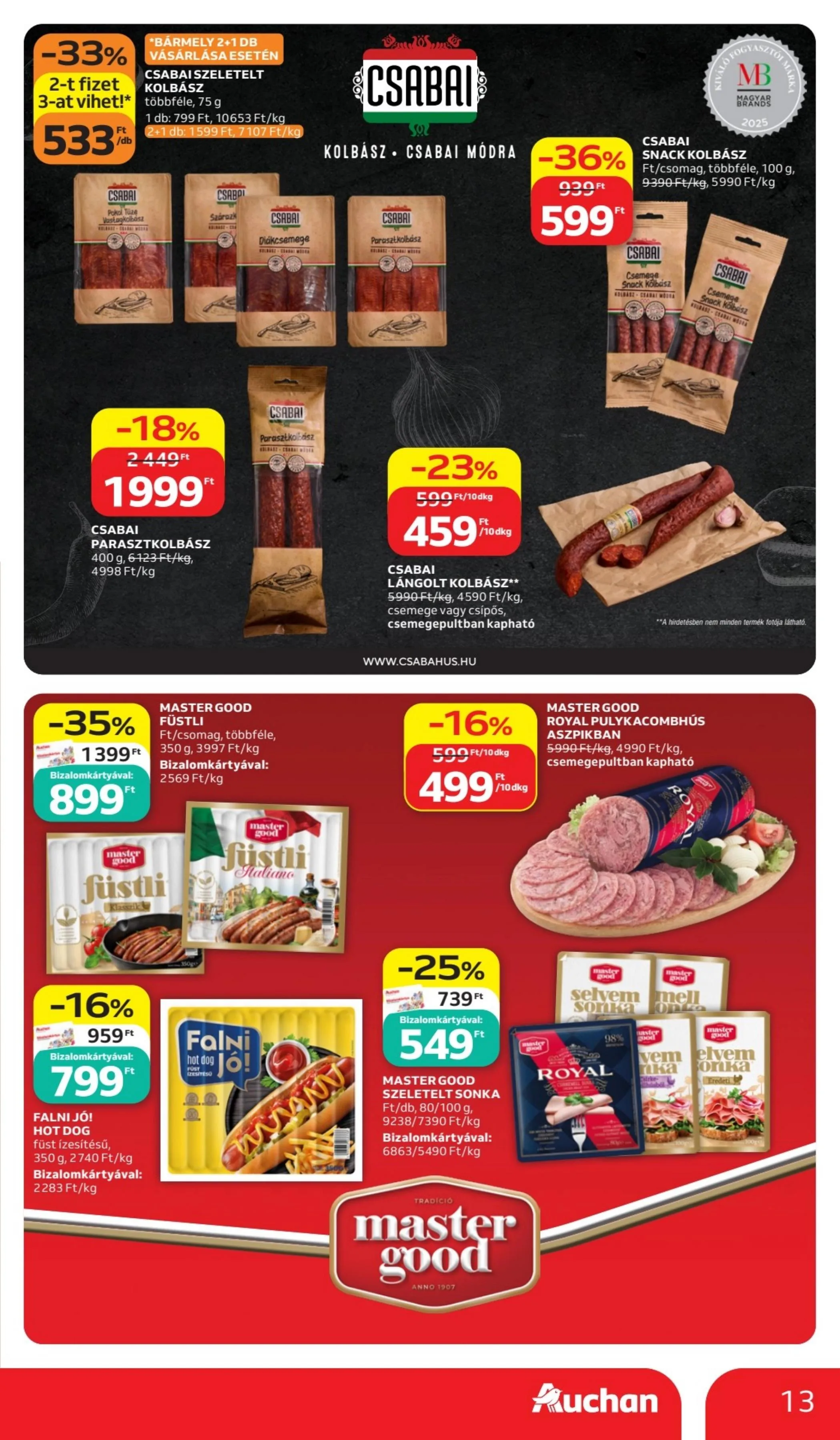 Auchan akciós újság Hipermarket 06.11–06.17 – 13. oldal