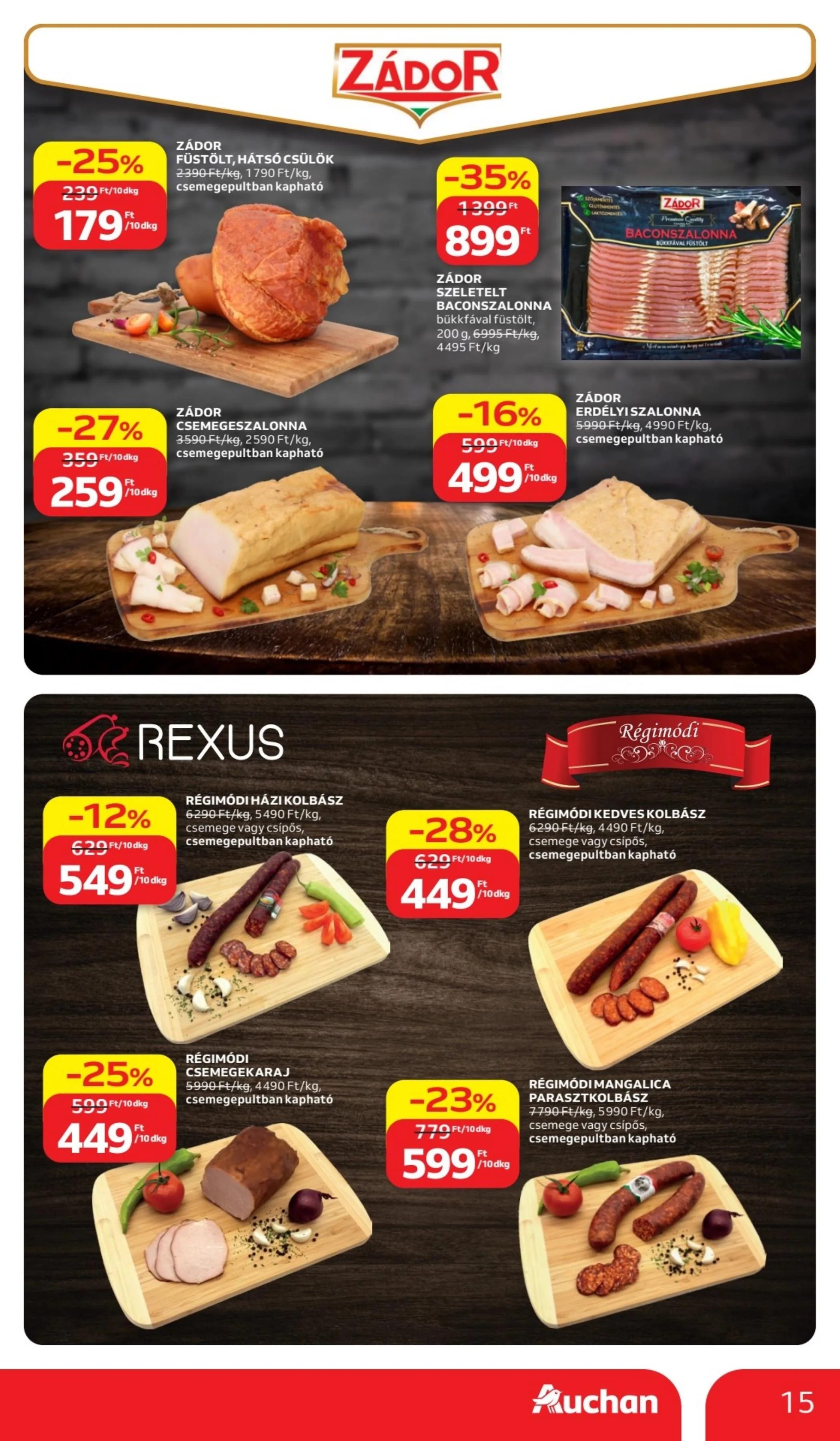Auchan akciós újság Hipermarket 06.11–06.17 – 15. oldal