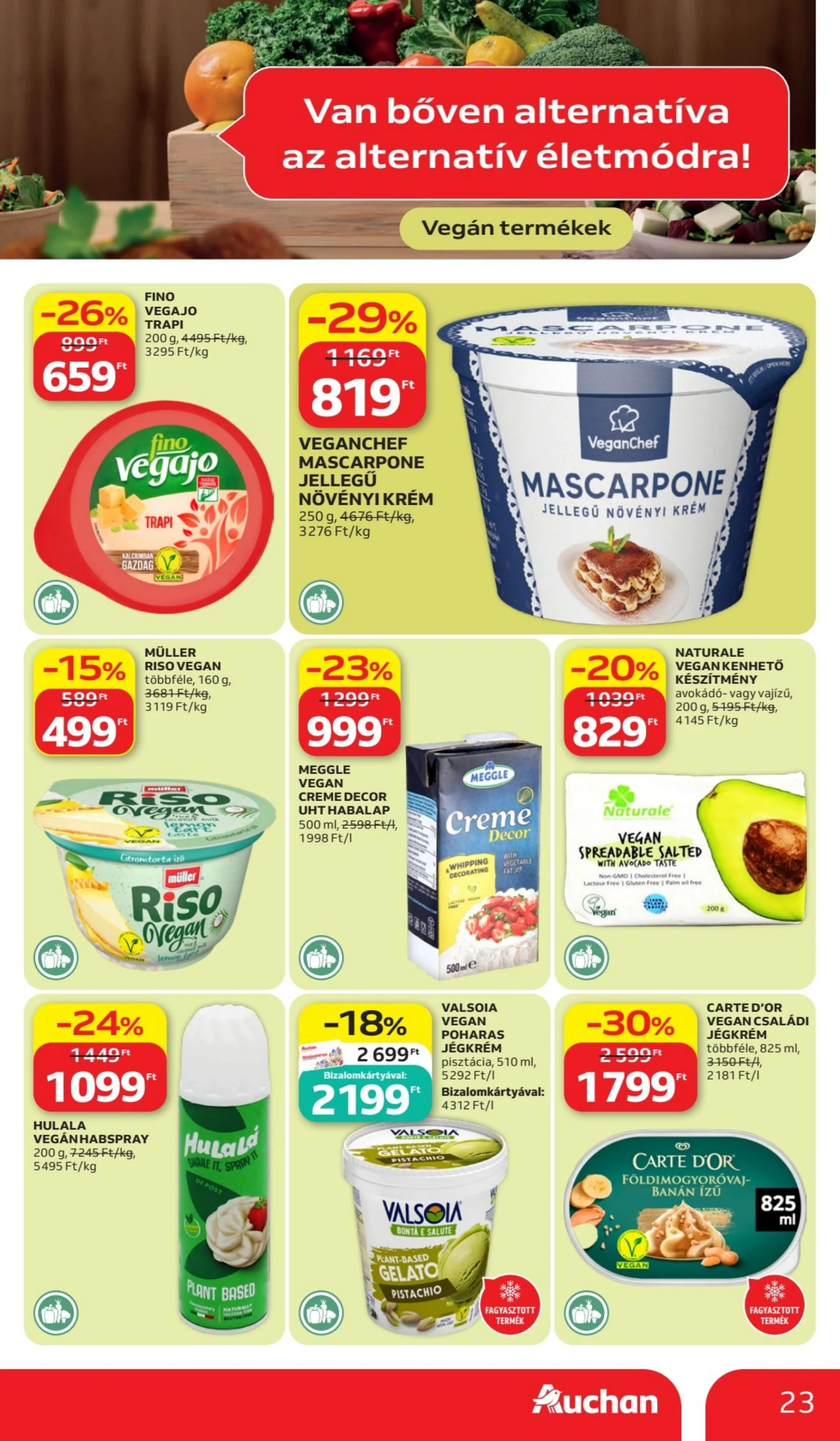 Auchan akciós újság Hipermarket 06.11–06.17 – 23. oldal