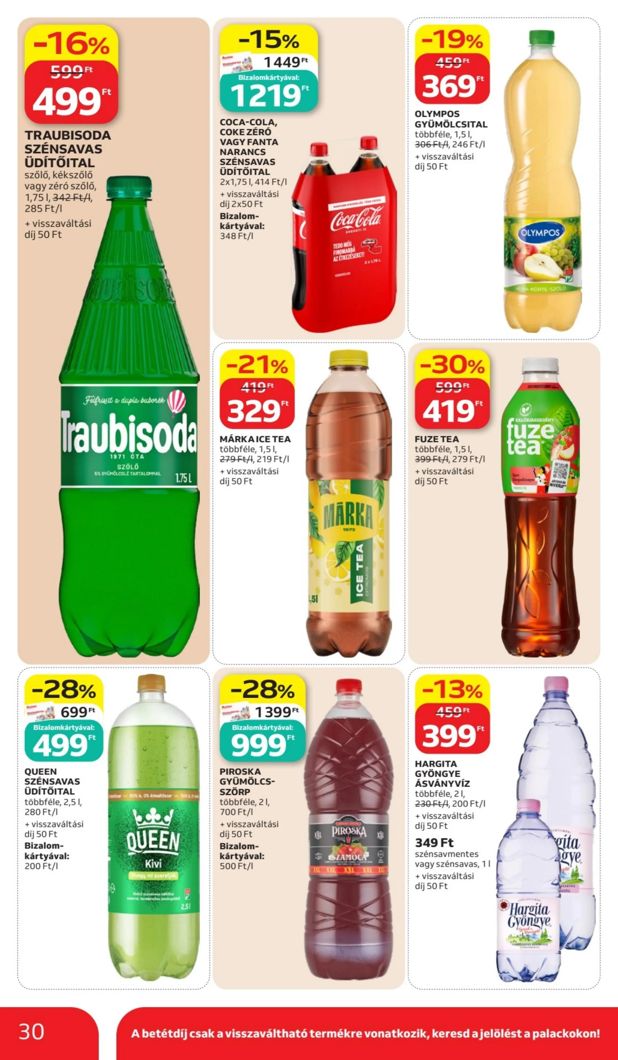 Auchan akciós újság Hipermarket 06.11–06.17 – 30. oldal