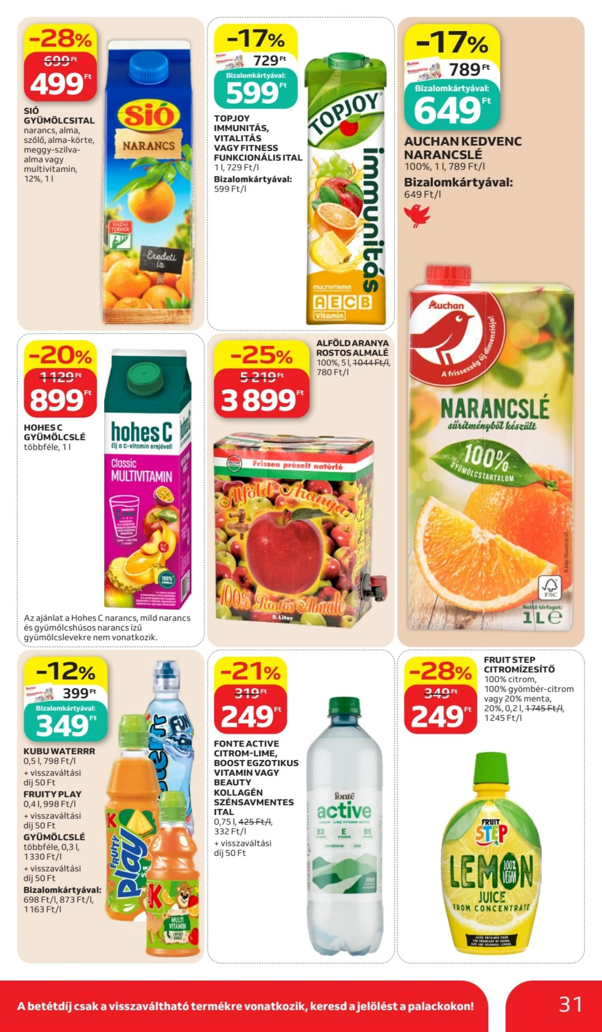 Auchan akciós újság Hipermarket 06.11–06.17 – 31. oldal