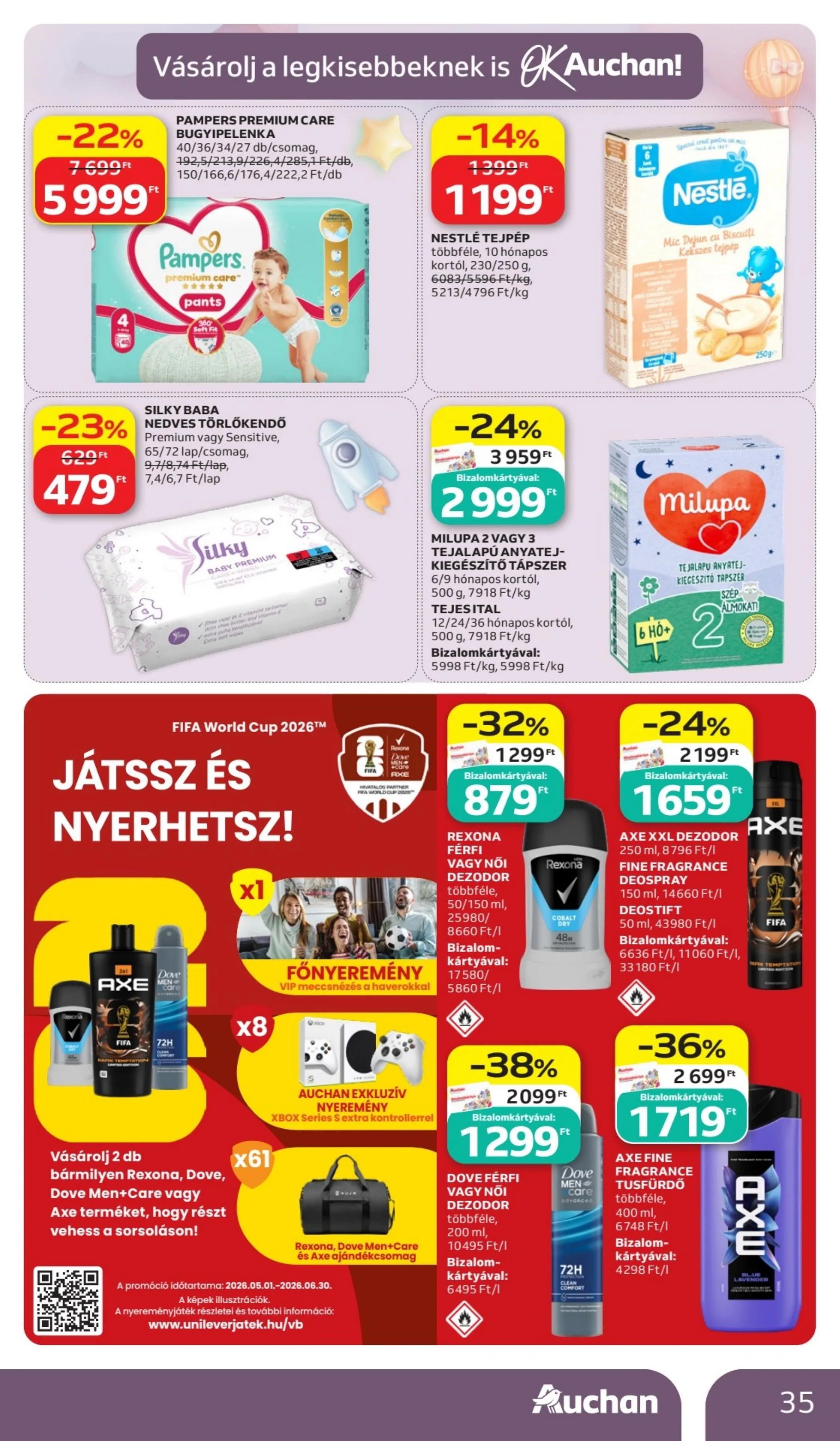 Auchan akciós újság Hipermarket 06.11–06.17 – 35. oldal