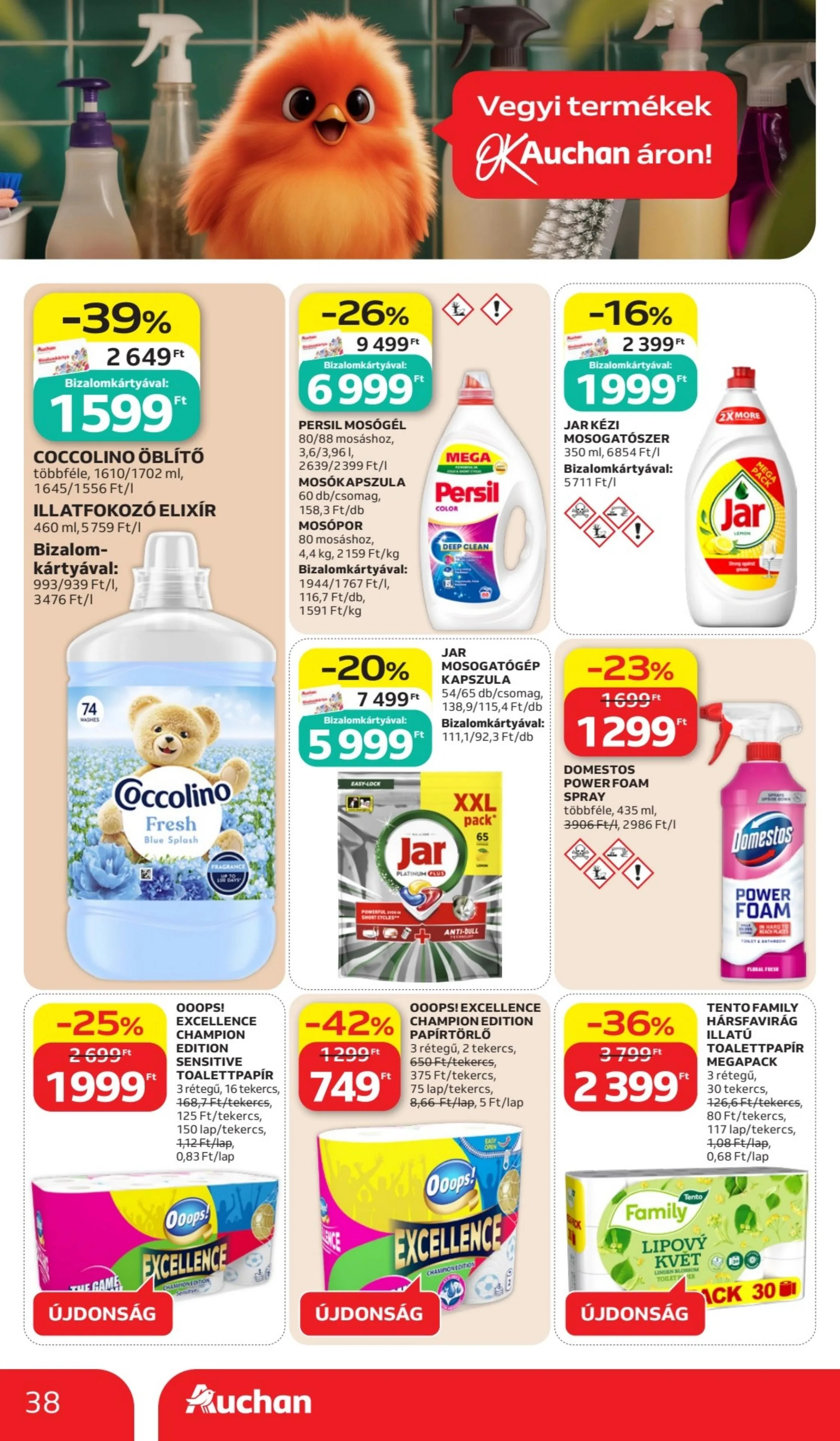 Auchan akciós újság Hipermarket 06.11–06.17 – 38. oldal