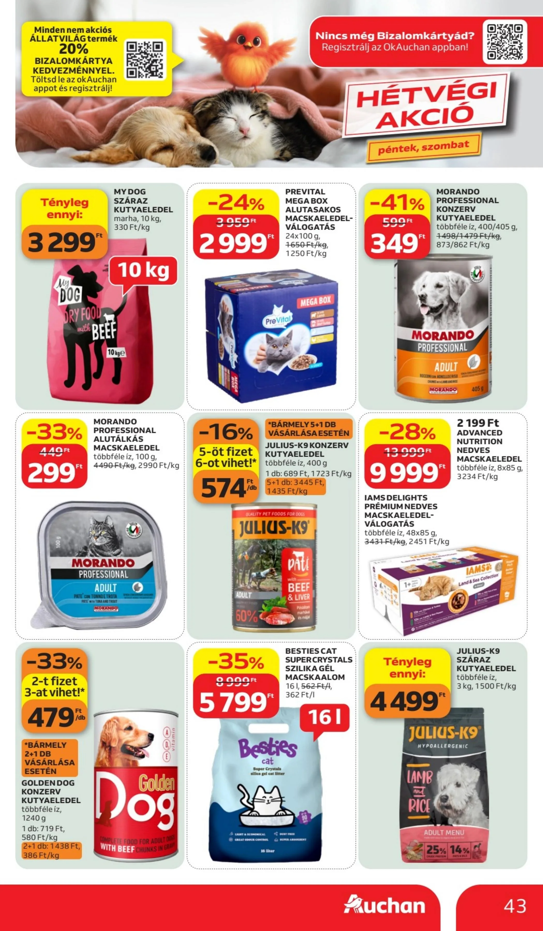 Auchan akciós újság Hipermarket 06.11–06.17 – 43. oldal
