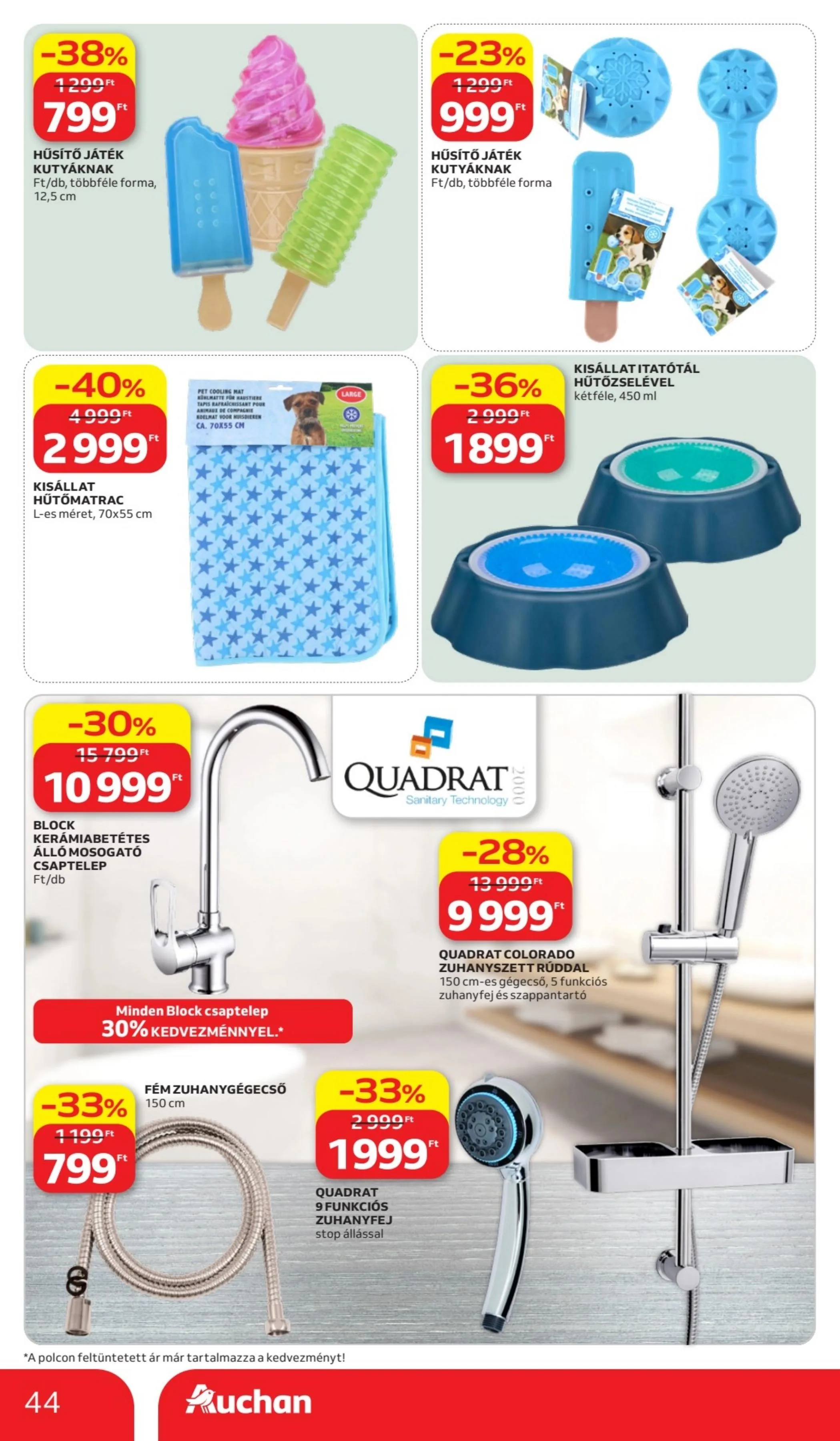 Auchan akciós újság Hipermarket 06.11–06.17 – 44. oldal