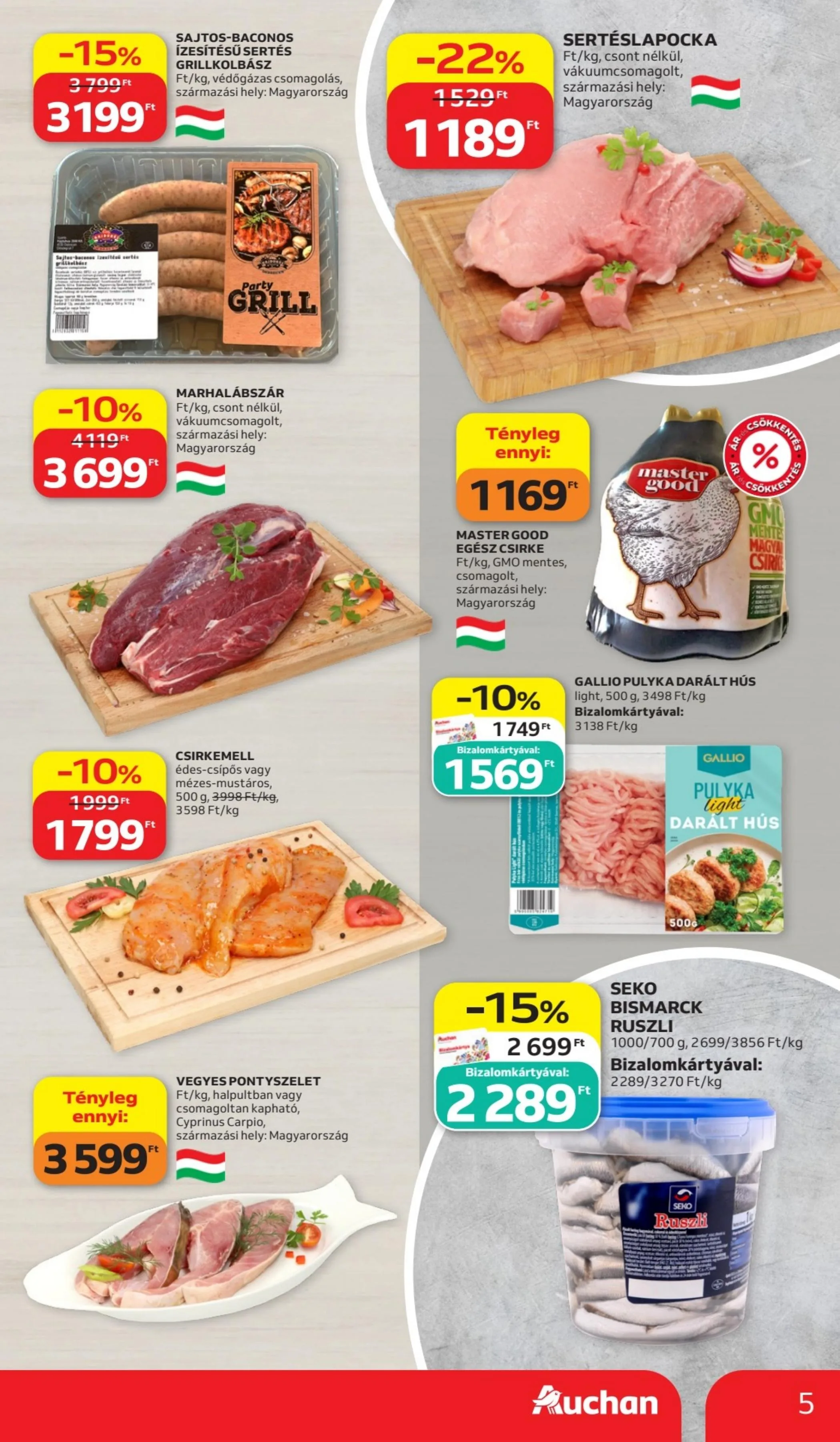 Auchan akciós újság Hipermarket 06.11–06.17 – 5. oldal