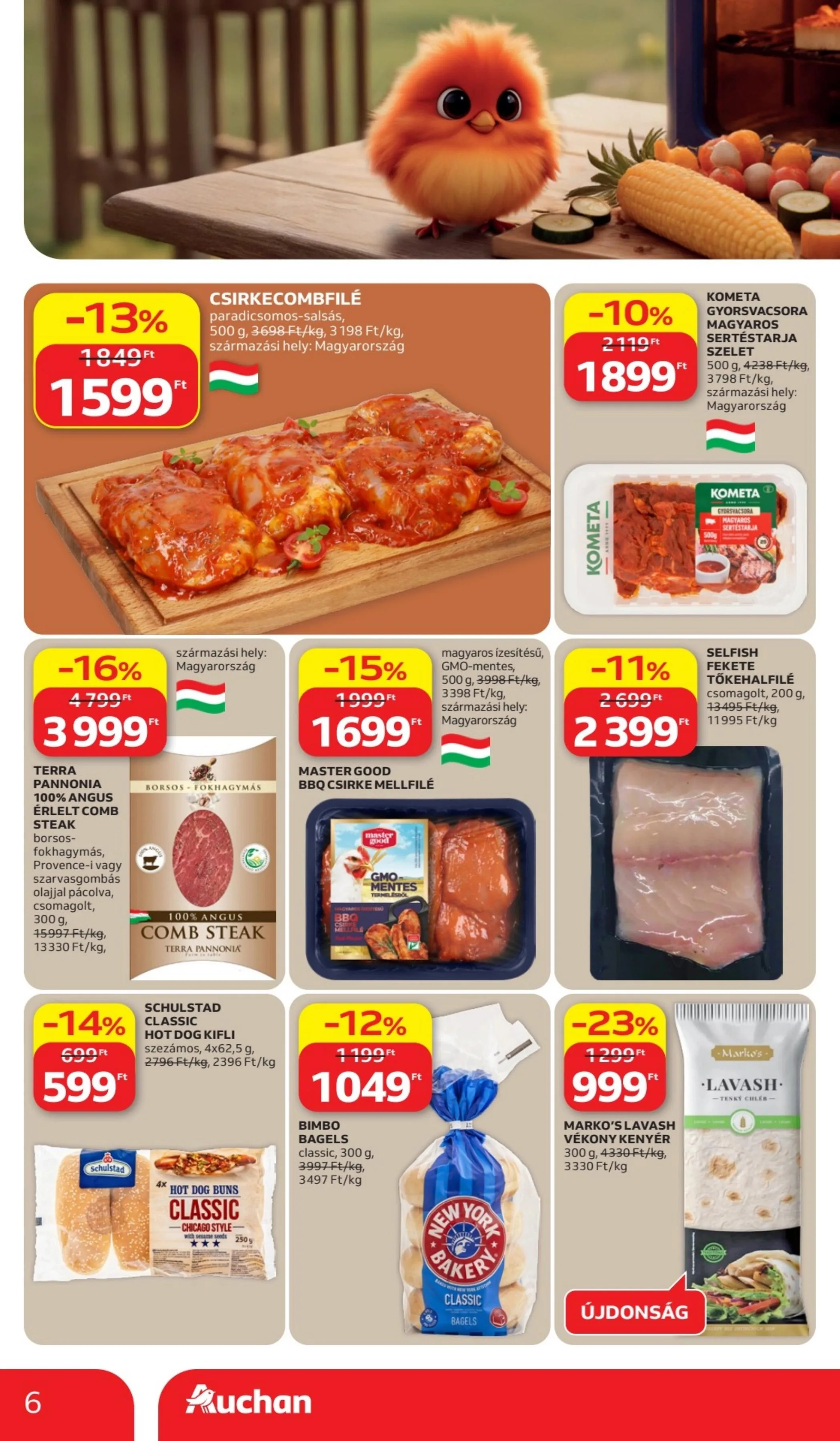 Auchan akciós újság Hipermarket 06.11–06.17 – 6. oldal