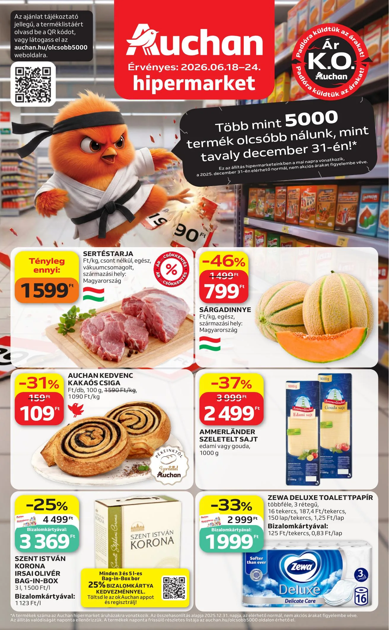 Auchan akciós újság Hipermarket 06.18–06.24