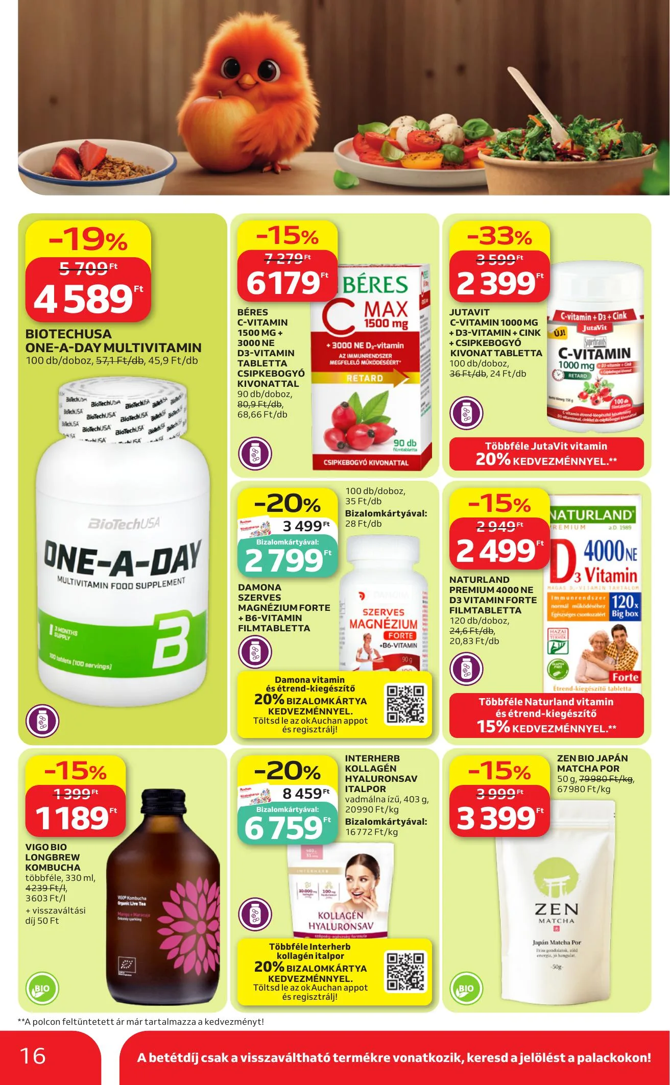 Auchan akciós újság Hipermarket 06.18–06.24 – 16. oldal