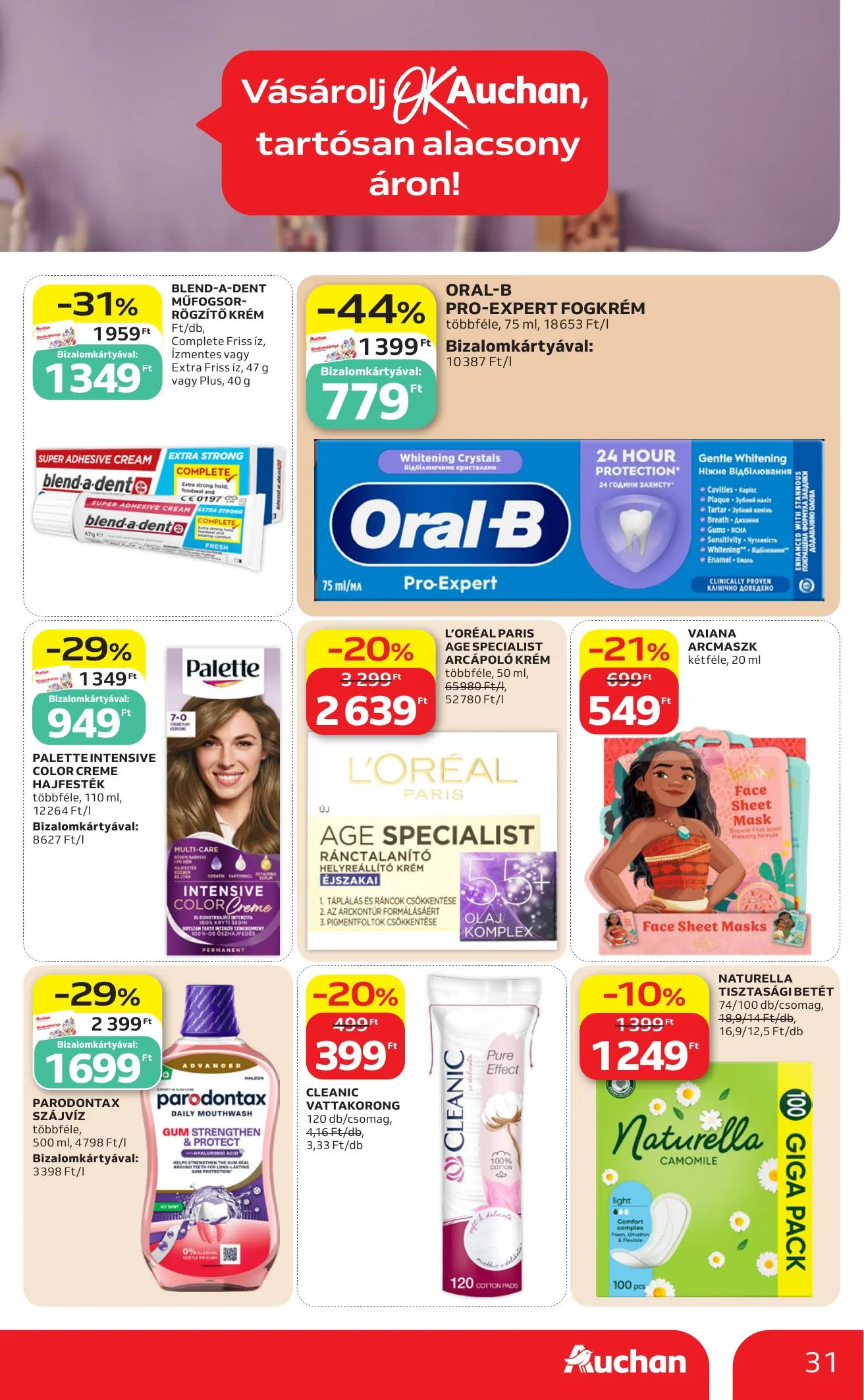 Auchan akciós újság Hipermarket 06.18–06.24 – 31. oldal