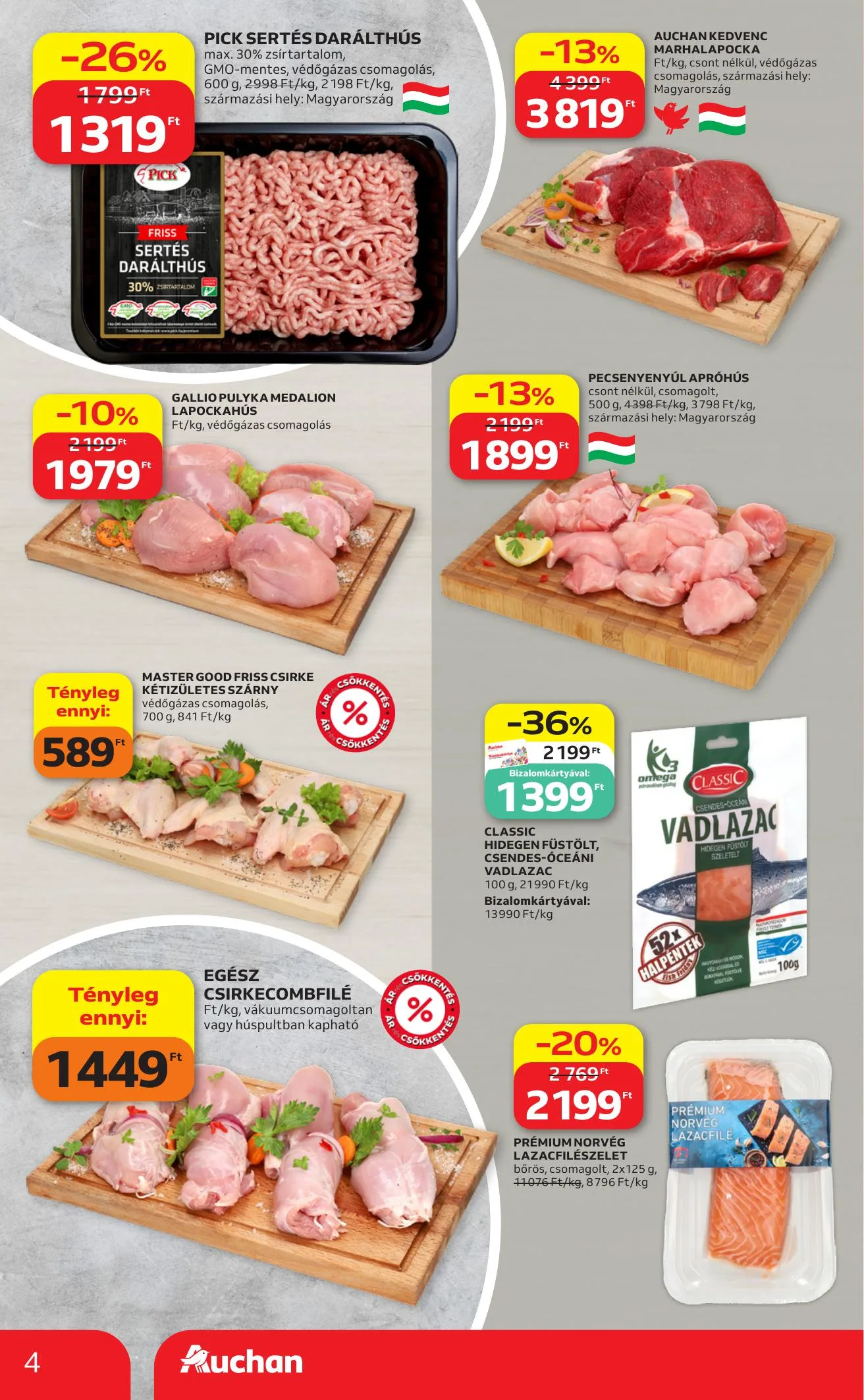 Auchan akciós újság Hipermarket 06.18–06.24 – 4. oldal