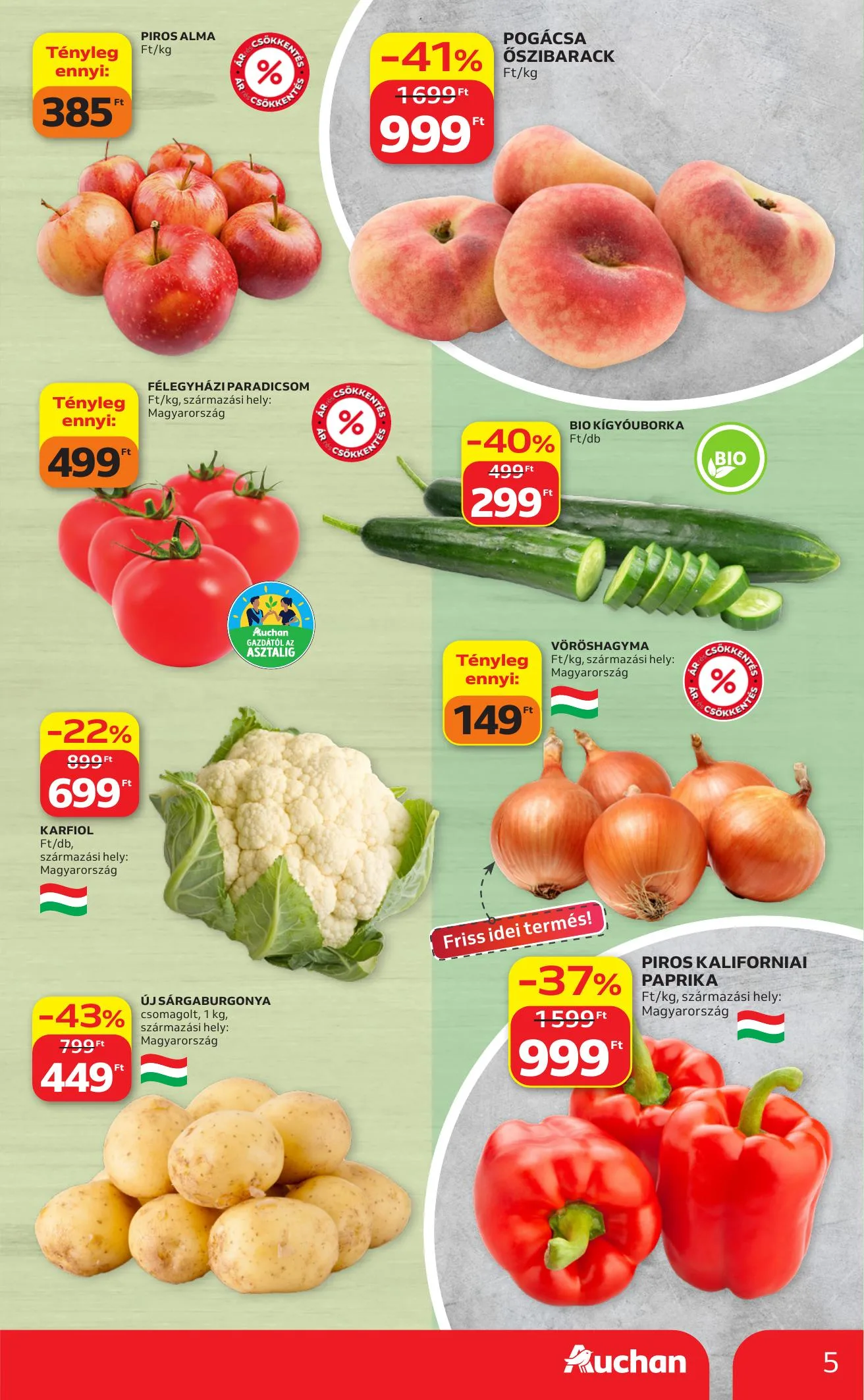 Auchan akciós újság Hipermarket 06.18–06.24 – 5. oldal