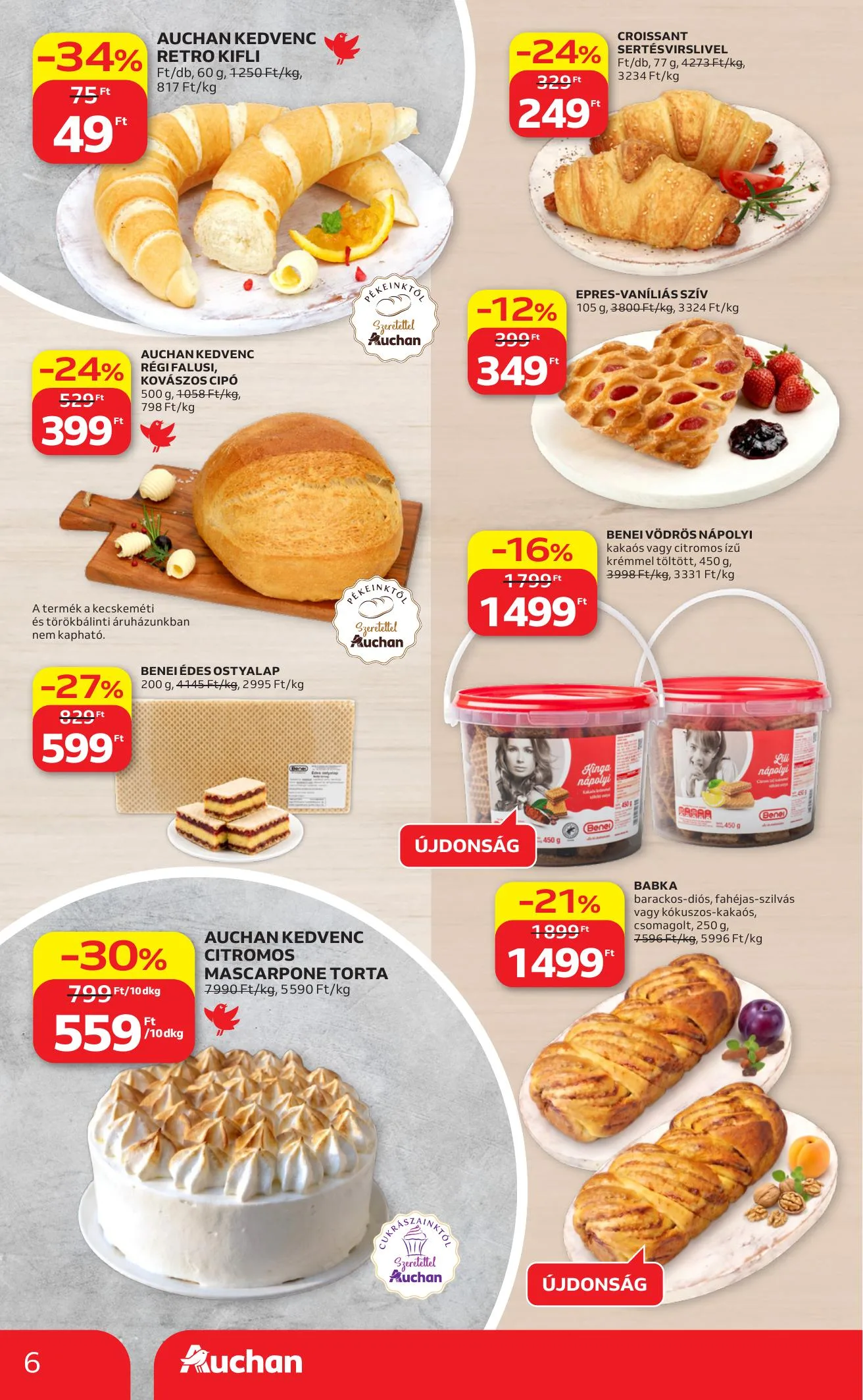 Auchan akciós újság Hipermarket 06.18–06.24 – 6. oldal