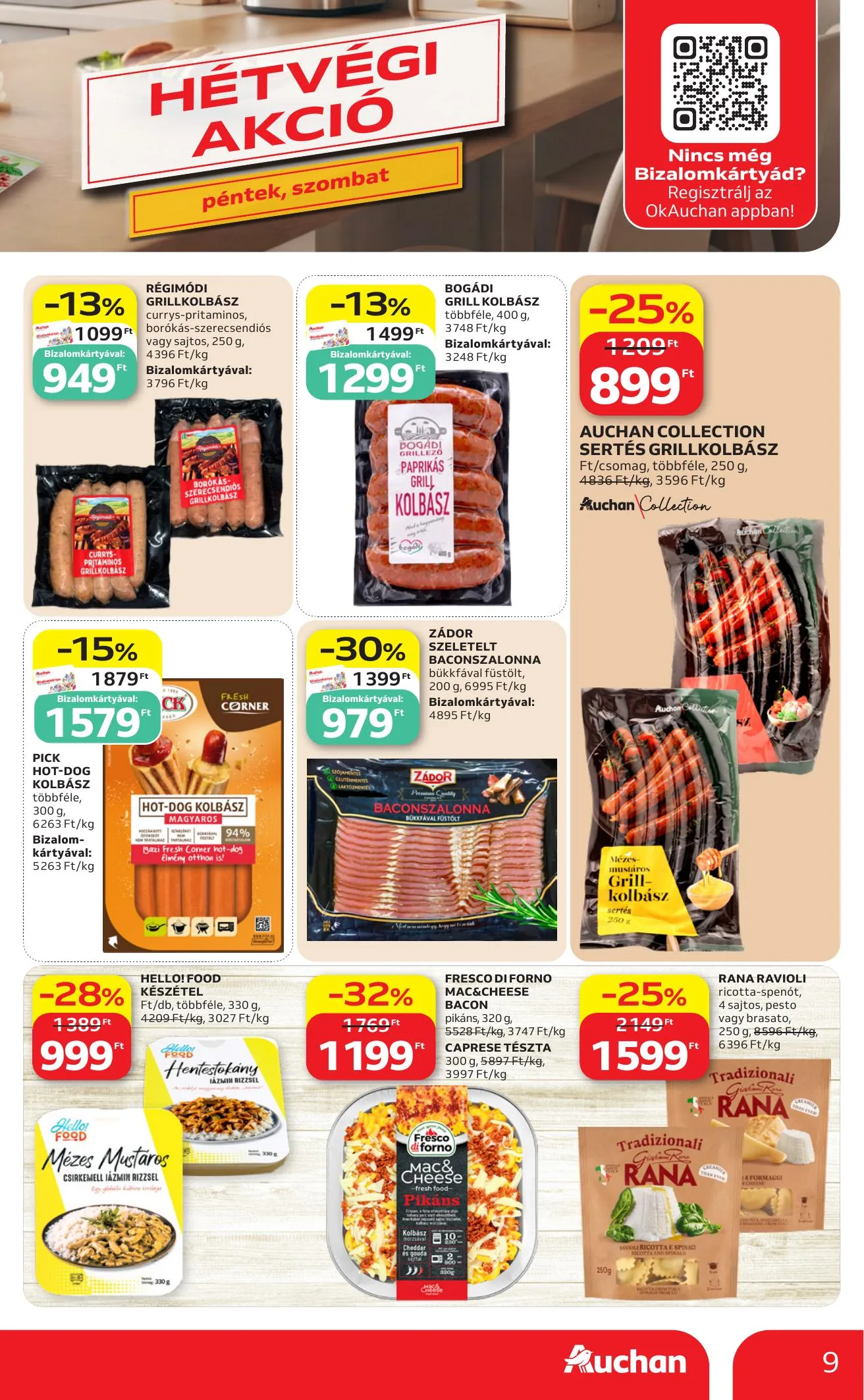 Auchan akciós újság Hipermarket 06.18–06.24 – 9. oldal