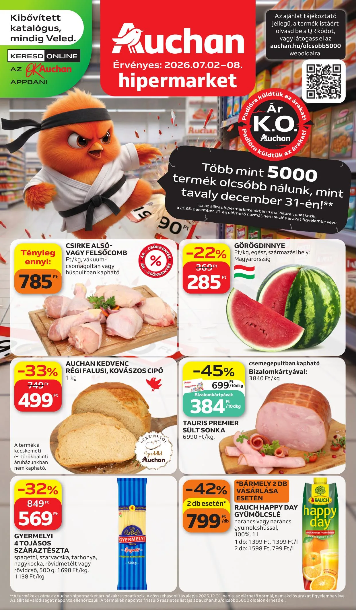 Auchan akciós újság Hipermarket 07.02–07.08