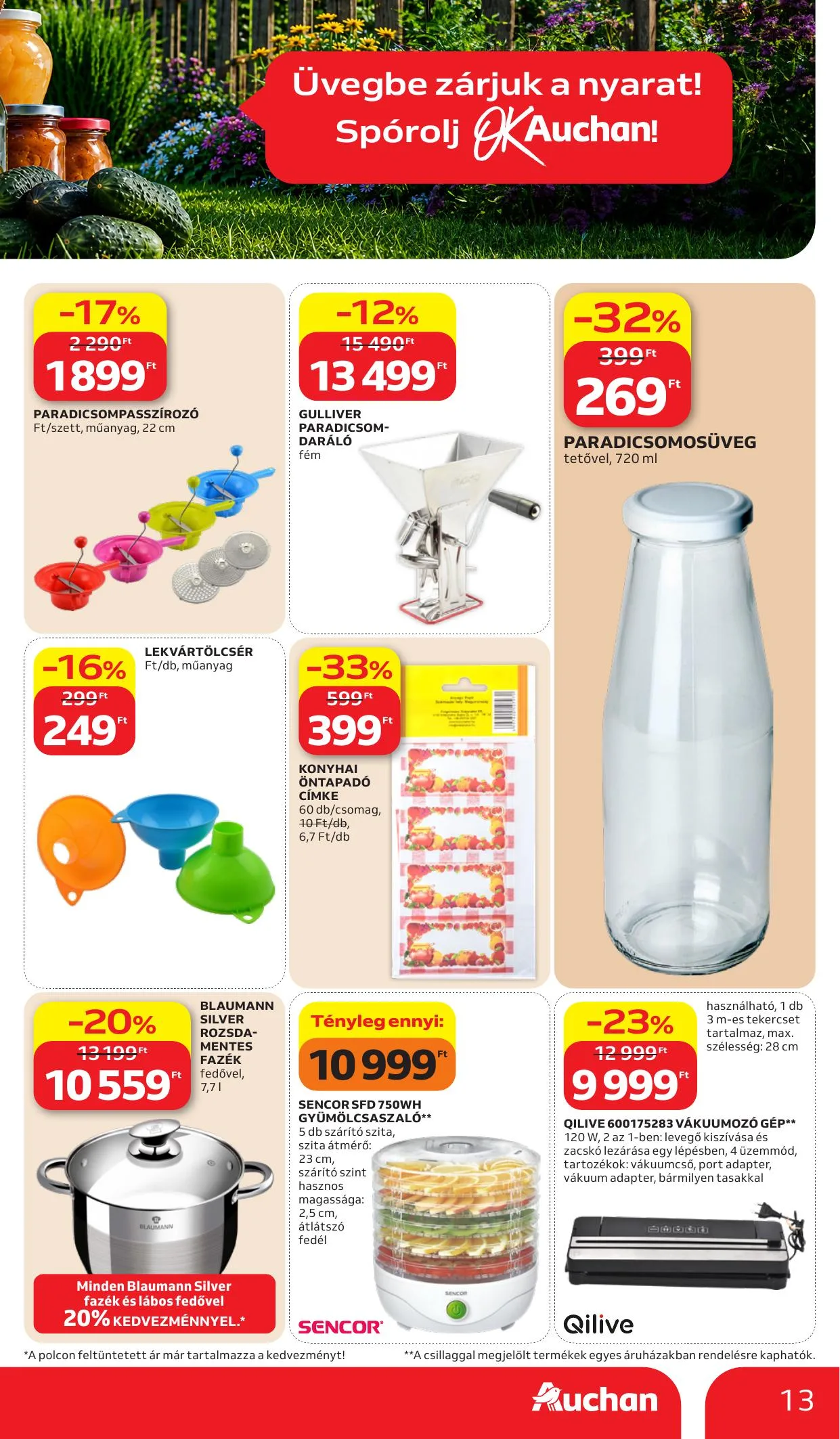 Auchan akciós újság Hipermarket 07.02–07.08 – 13. oldal