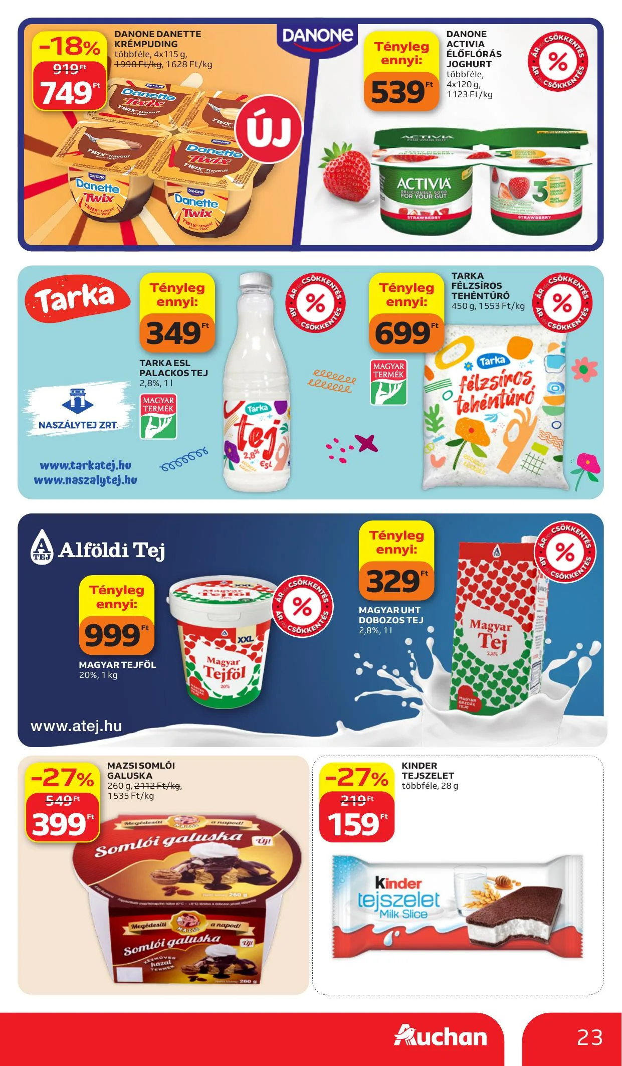 Auchan akciós újság Hipermarket 07.02–07.08 – 23. oldal