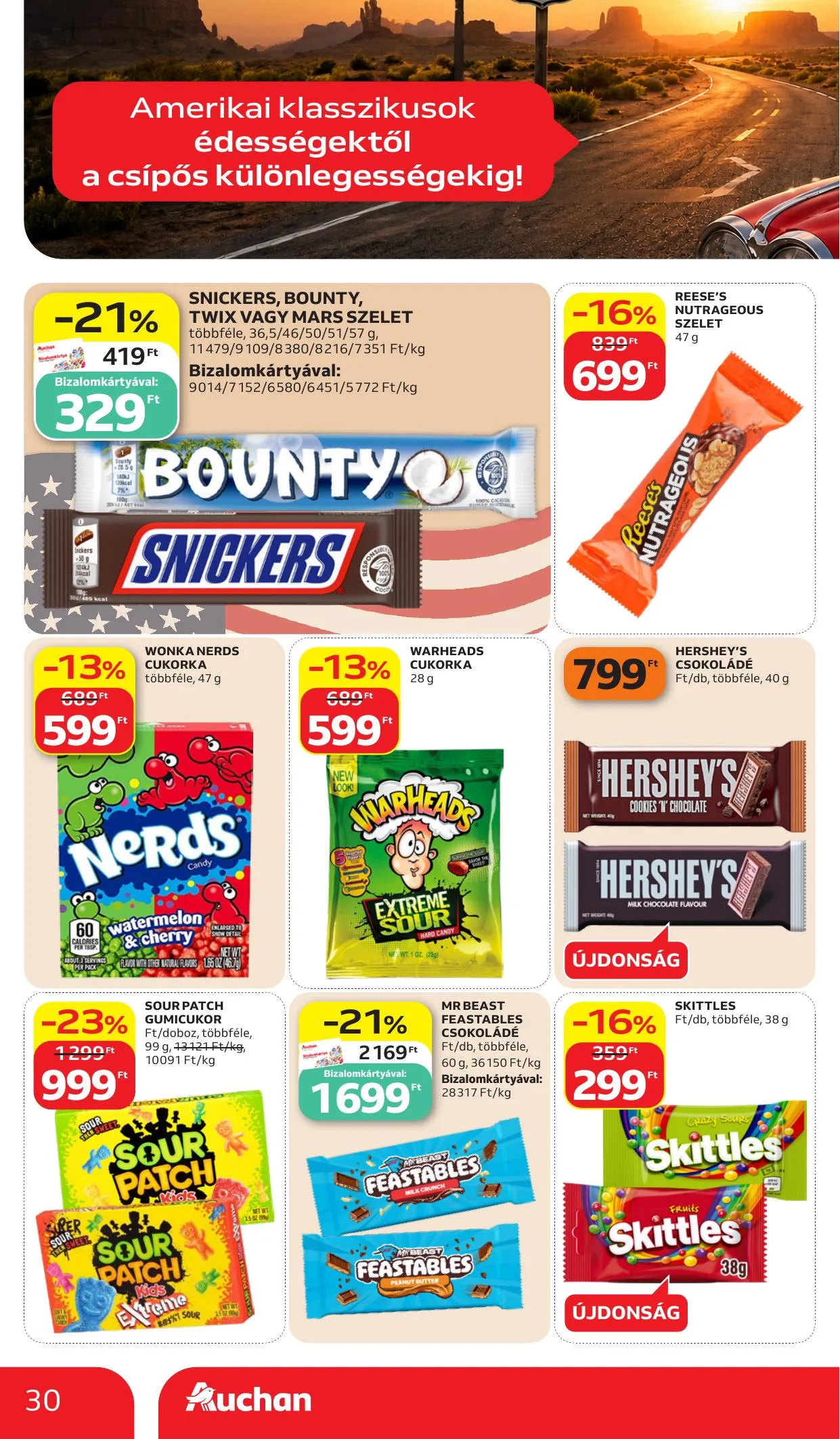 Auchan akciós újság Hipermarket 07.02–07.08 – 30. oldal